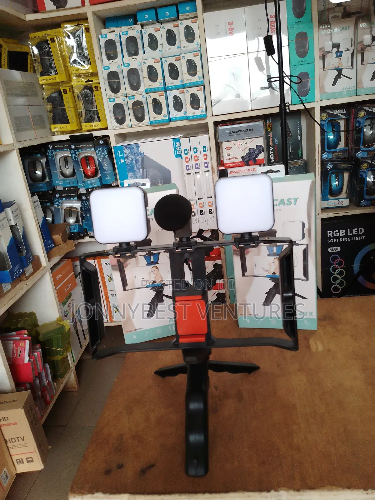 Original Video Making Kit With Double Lights
