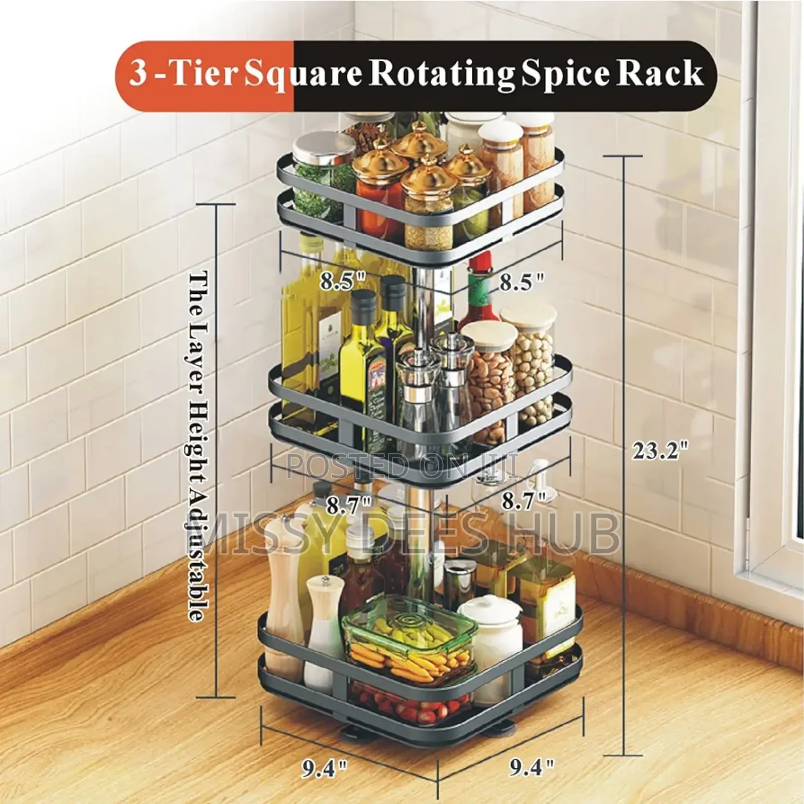 360° Rotatable Rack
