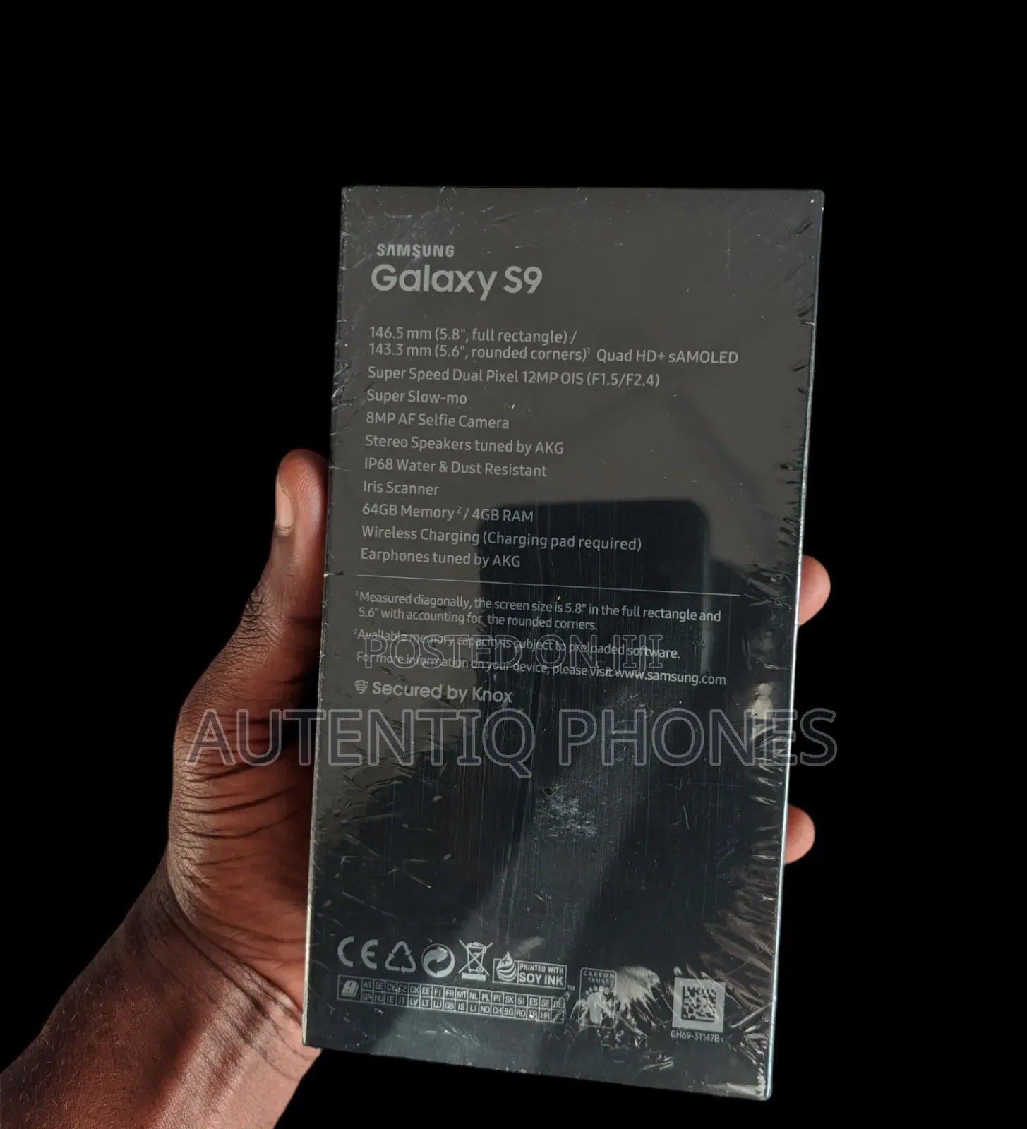 New Samsung Galaxy S9 64 GB Black
