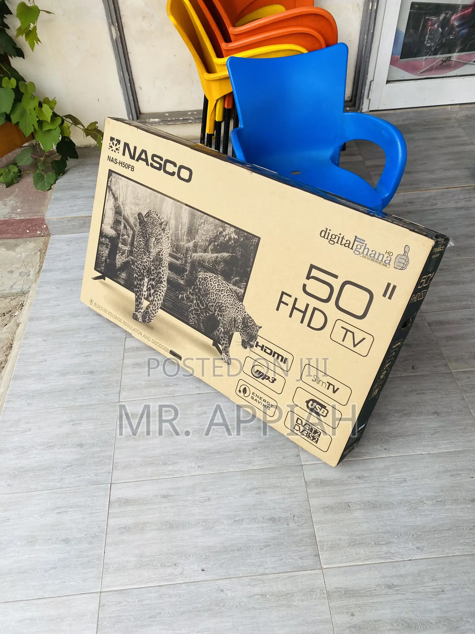 Quality Nasco 50 Inch Full HD Satellite Television(Black).