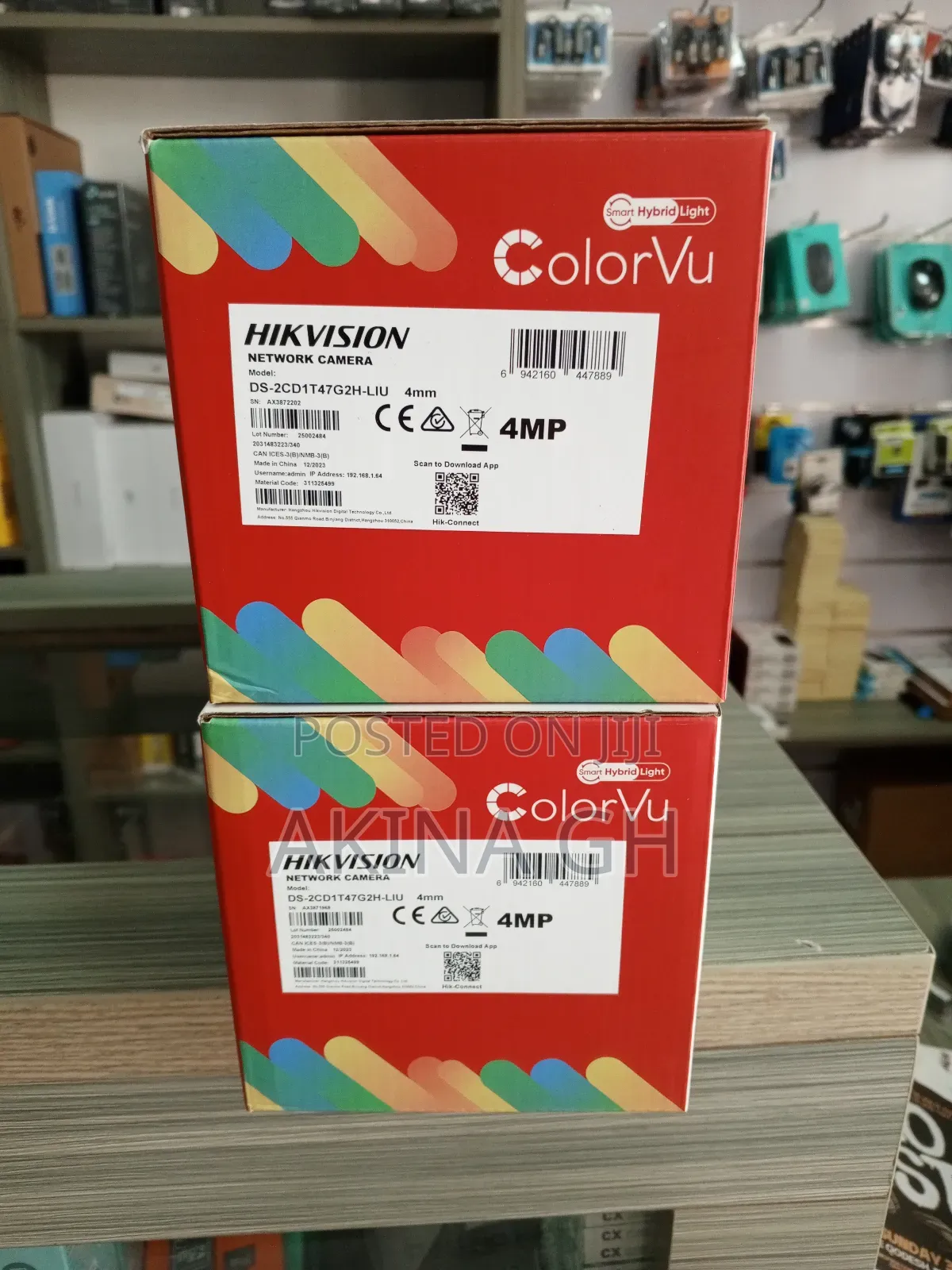 Hikvision 4mp IP Colorvu Big Bullet 4mm Camera DS-2CD1T4G2H