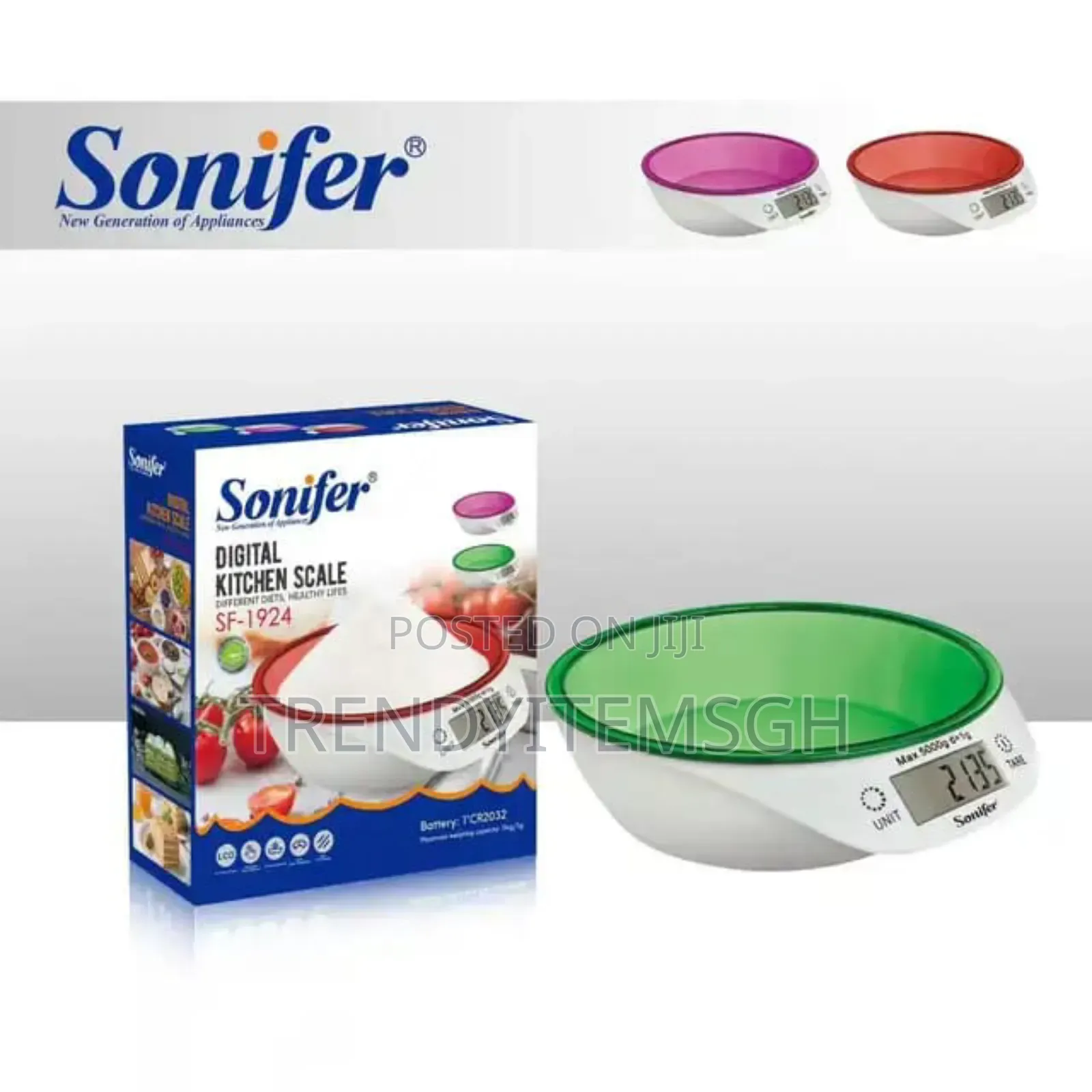 Sonifer 5kg Bowl Kitchen Scale