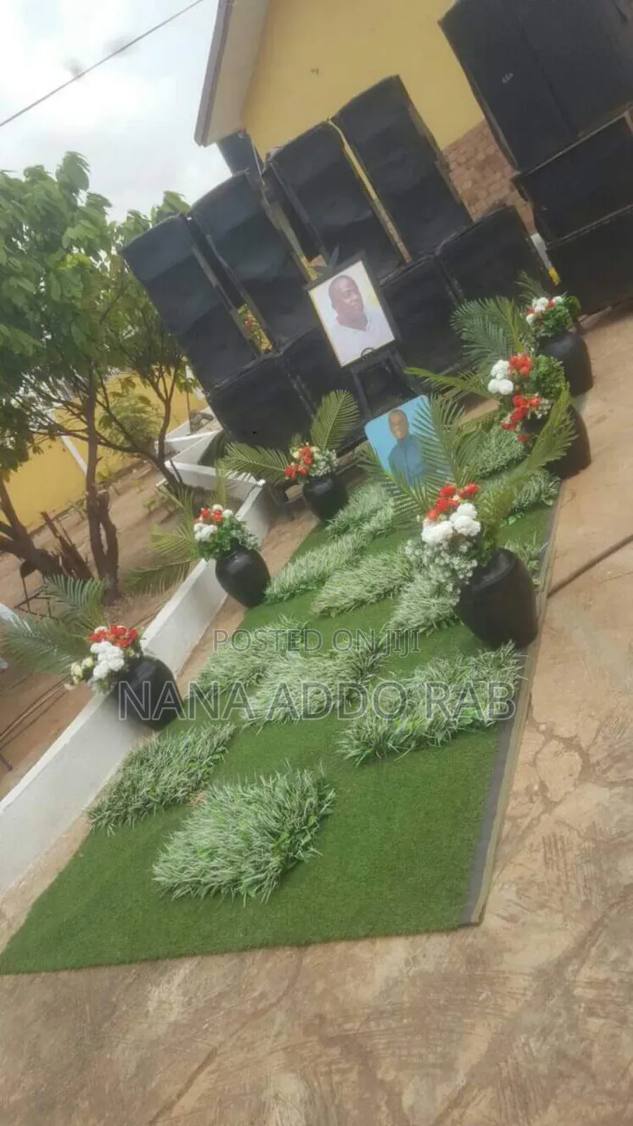 Funeral Undertaker or Body Decorations Works .Bed for Deco