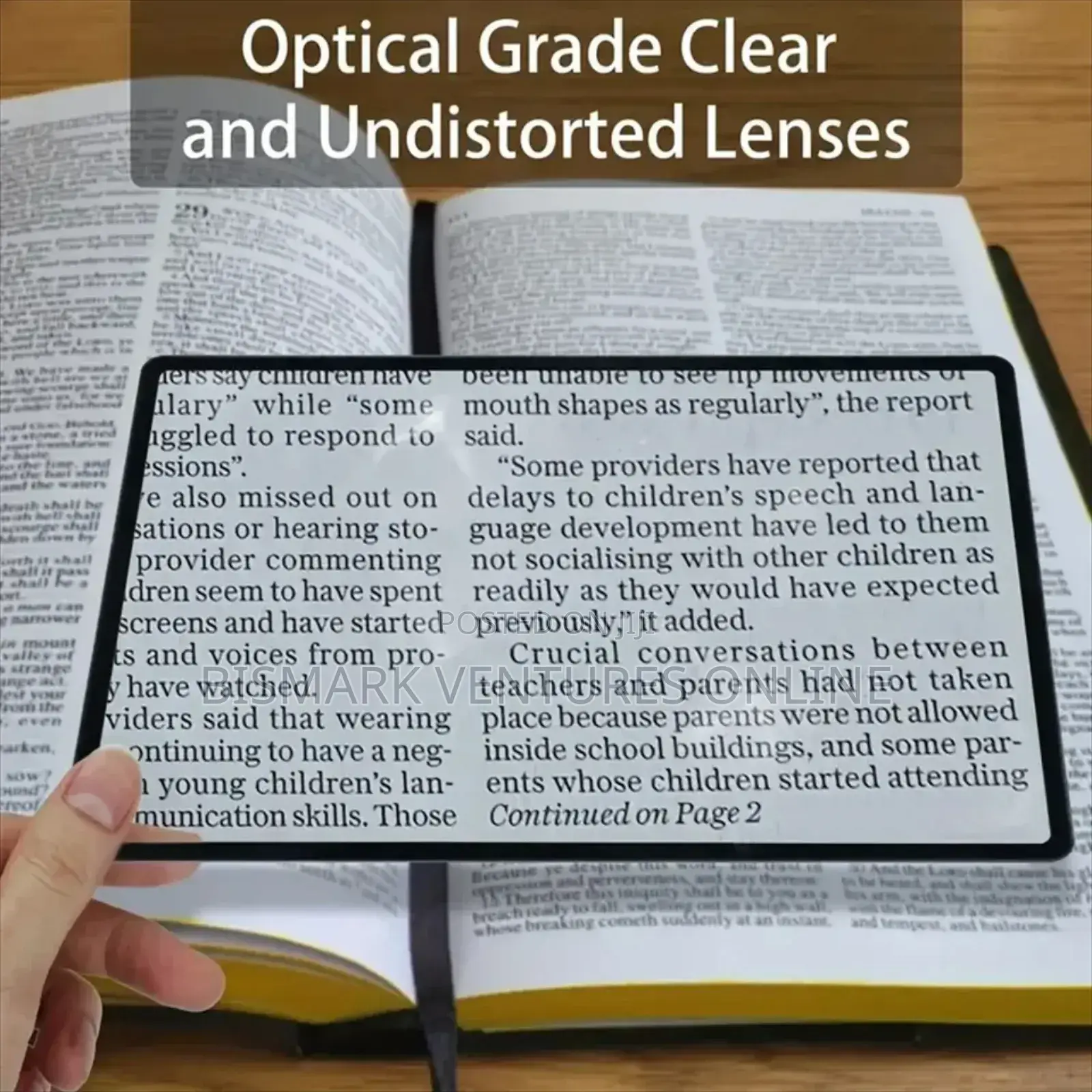 3x Sheet Magnifier Reading Glass