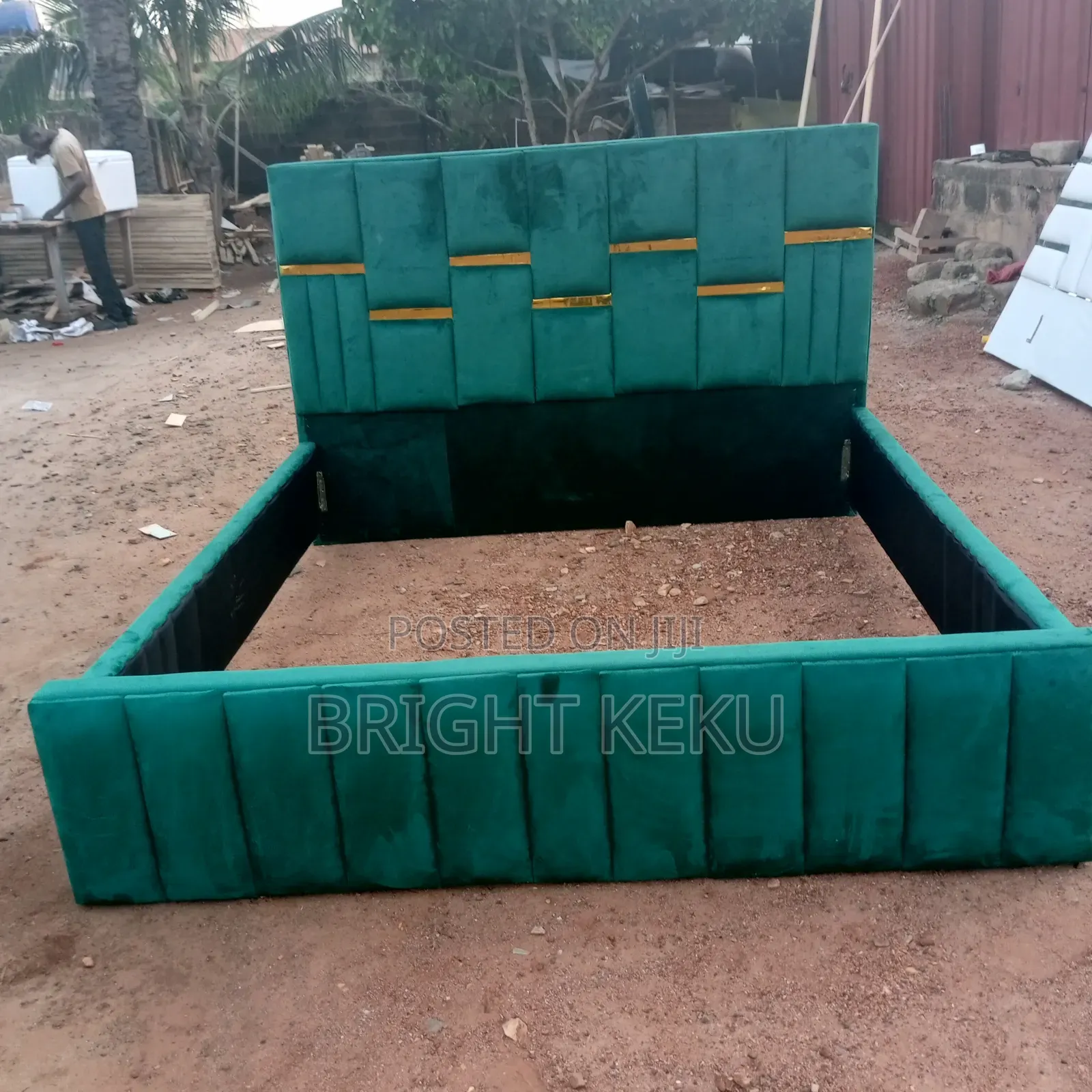 Queen Size Bed Frame With Side It Is Available