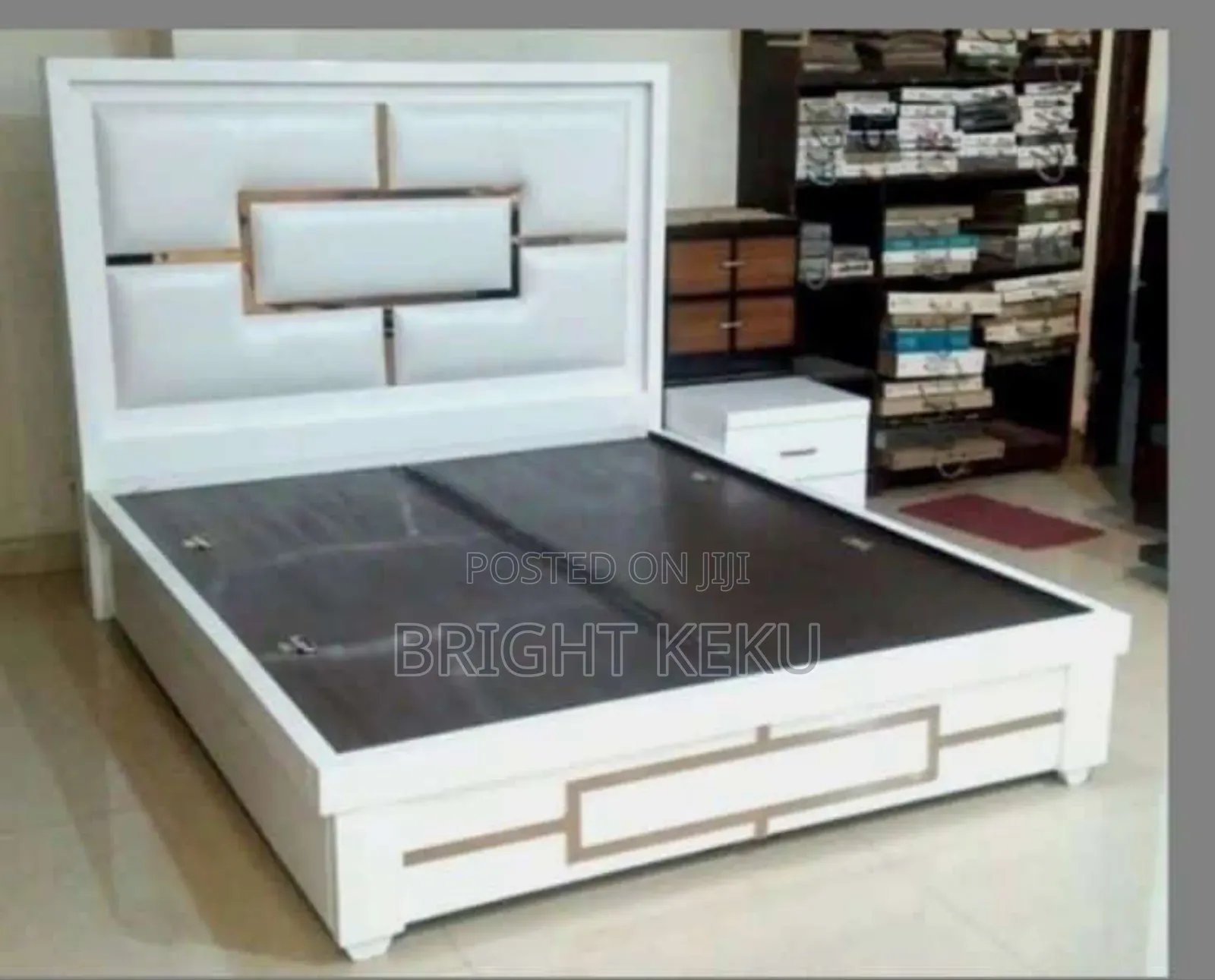 Double Bed Frame With Side It Is Available