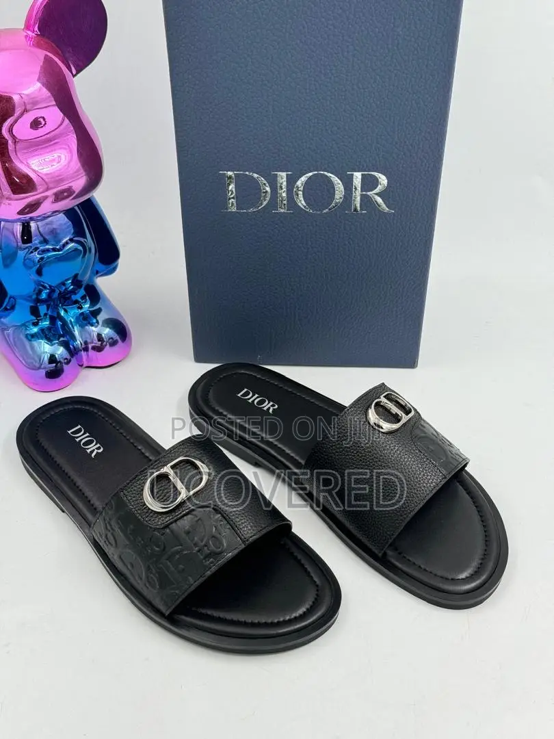 Dior Quality Men’S Leather Slippers