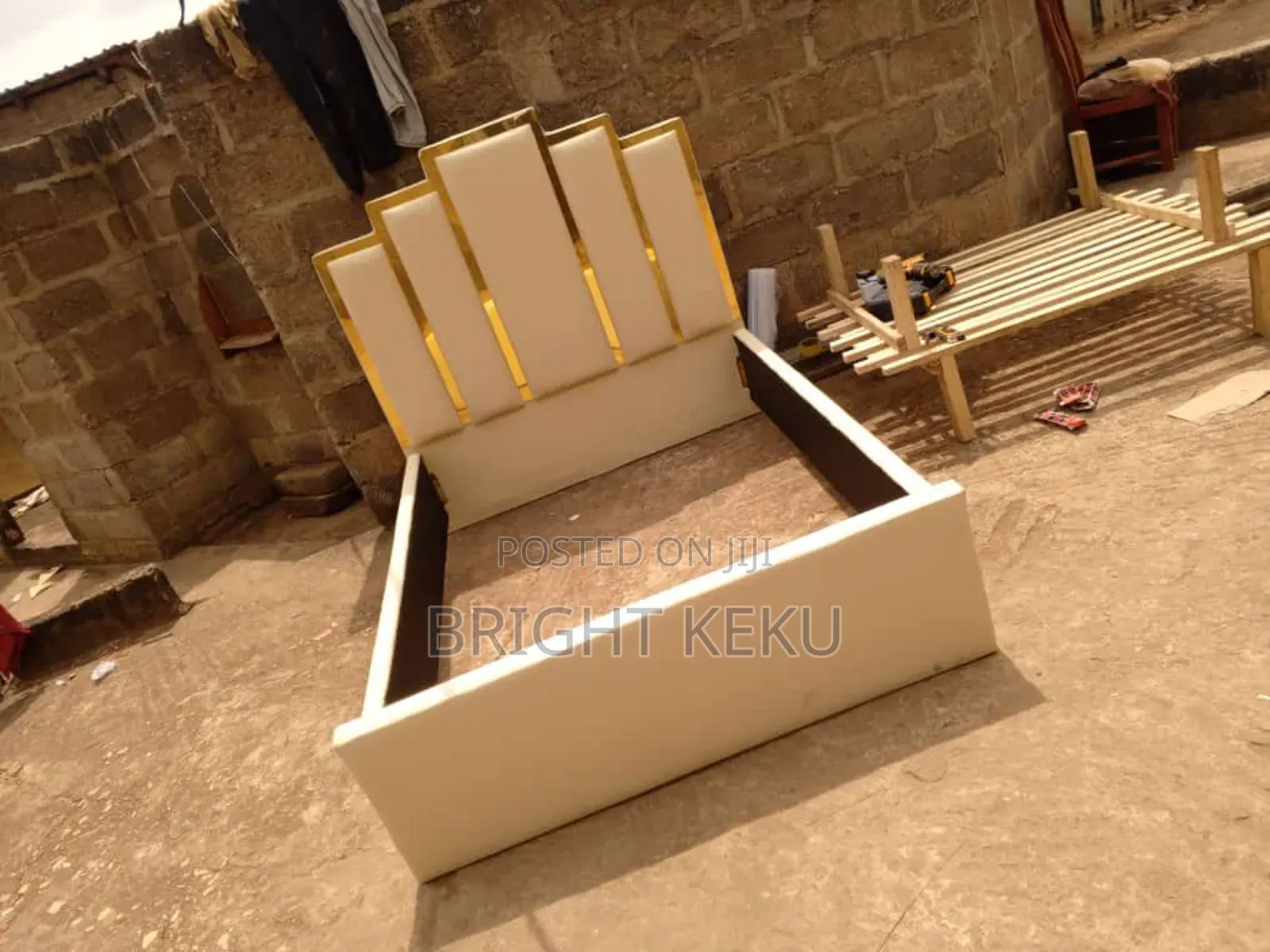 Double Bed Frame With Side Drawers