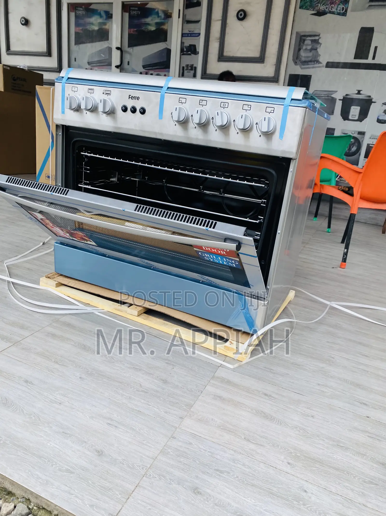 Classic Ferre 60x90 5 Burner Oven N Grill Auto Rotisserie