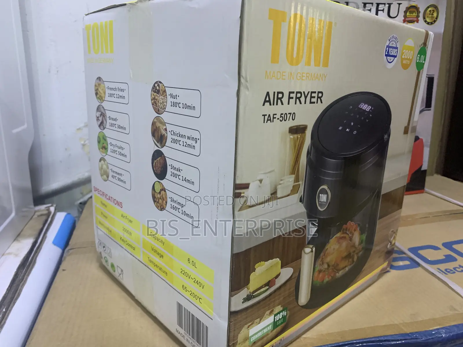 TONI Air Fryer 6.0liters