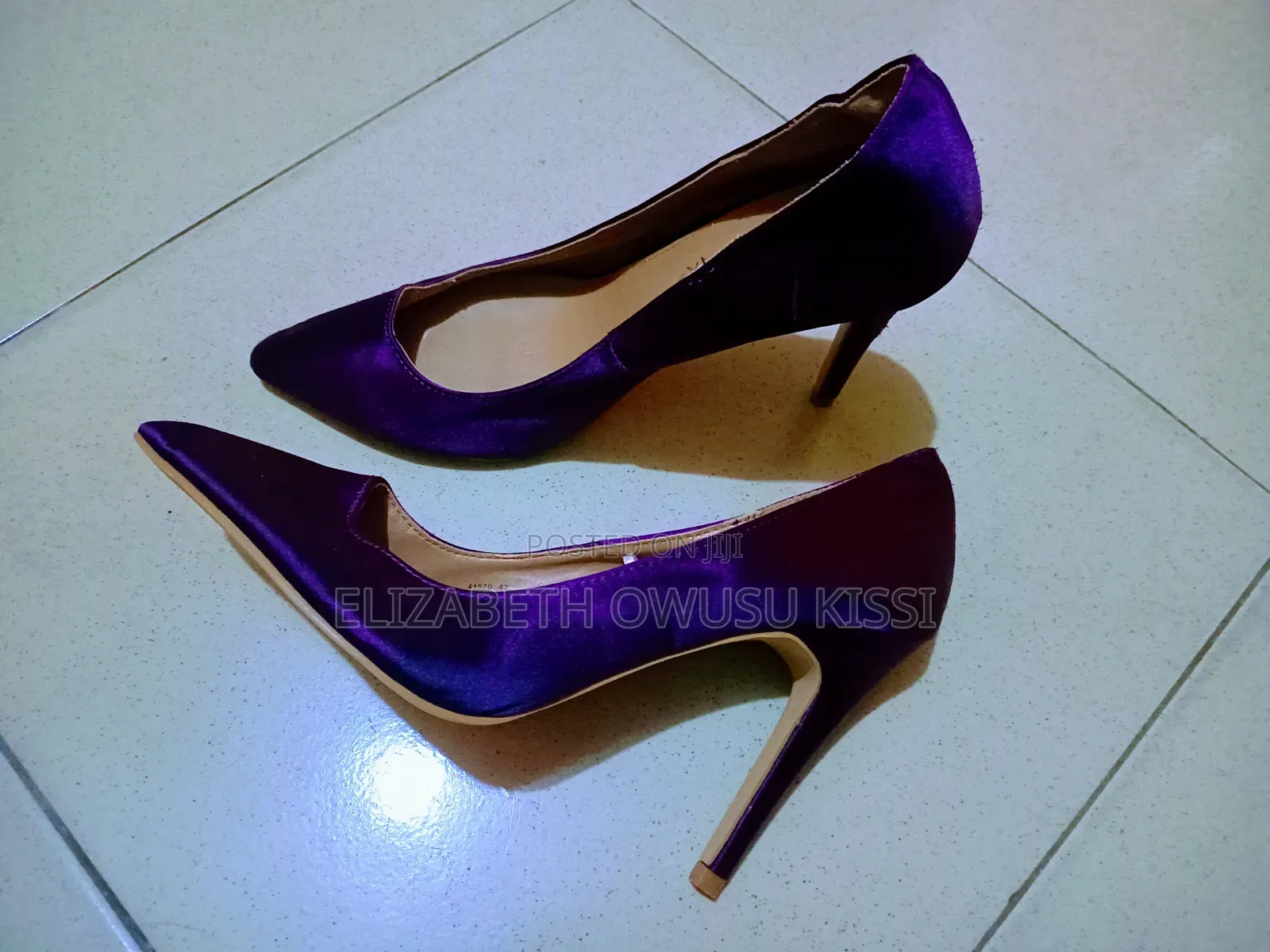 Ladies Purple Heel