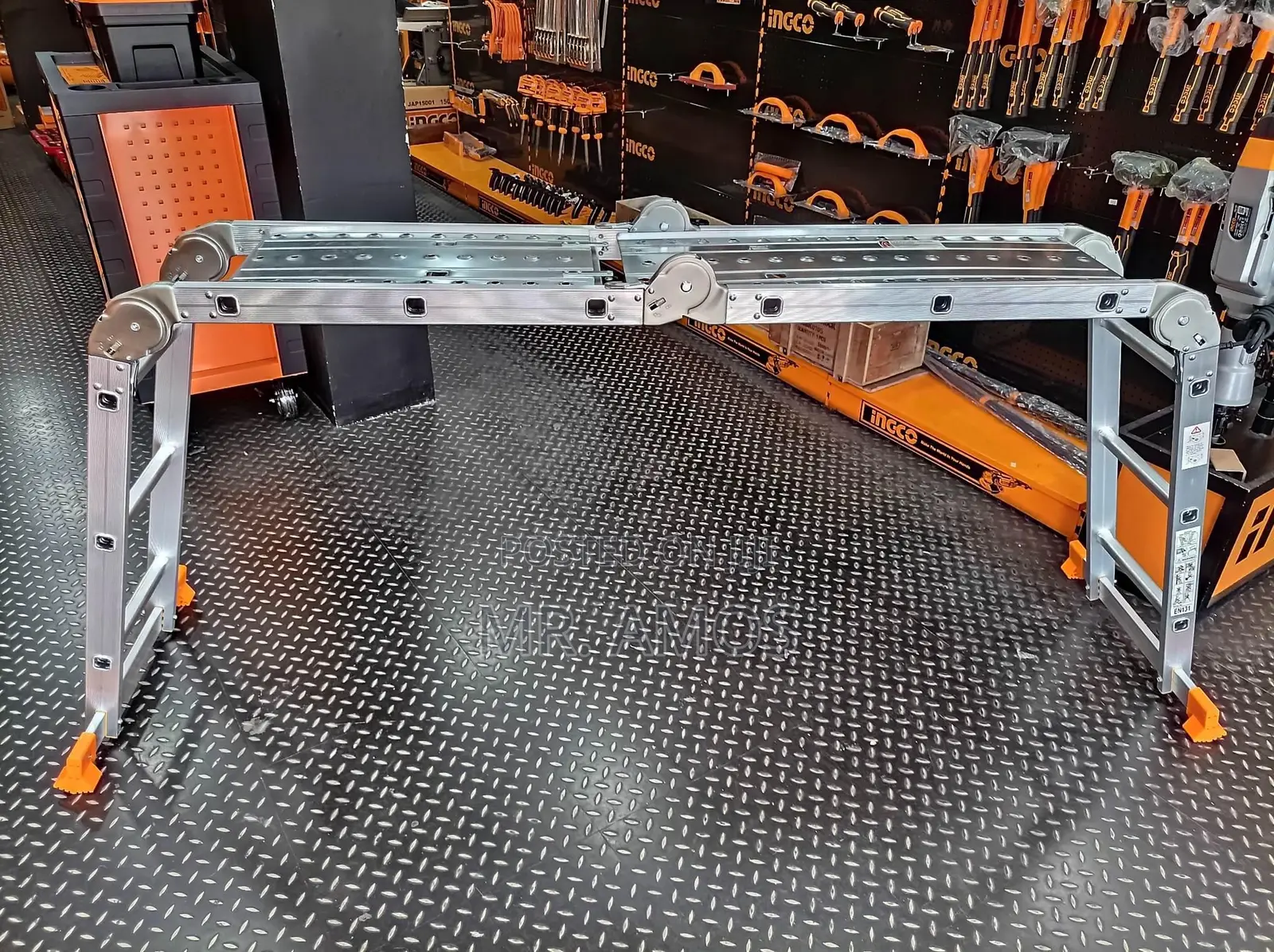 4x3 Steps 150kg Aluminum Multi Purpose Ladder - Hlad04441