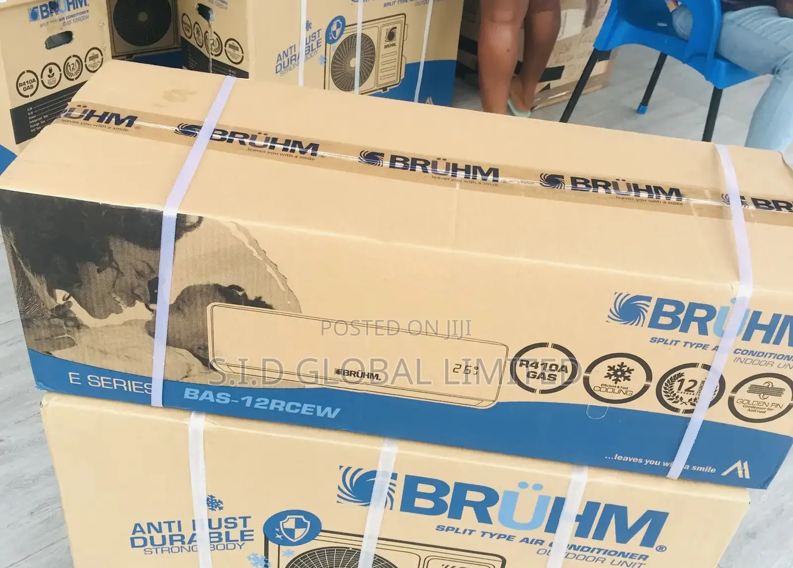 Unveil Awesome Bruhm 2.0hp Split Air Conditioner Bas-18ccfw