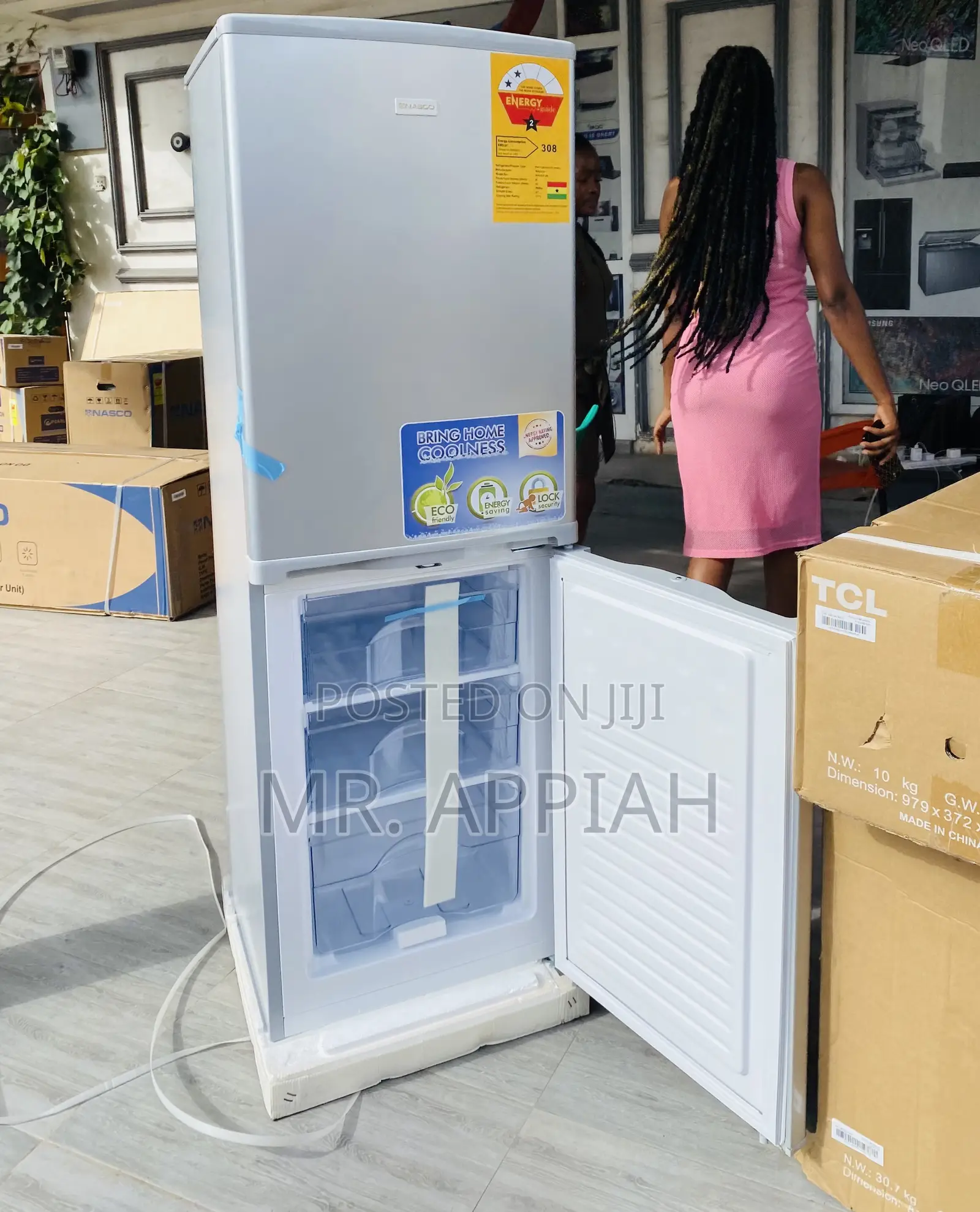 Purchase Nasco Nasd2-20 Bottom Freezer Electric Fridge.