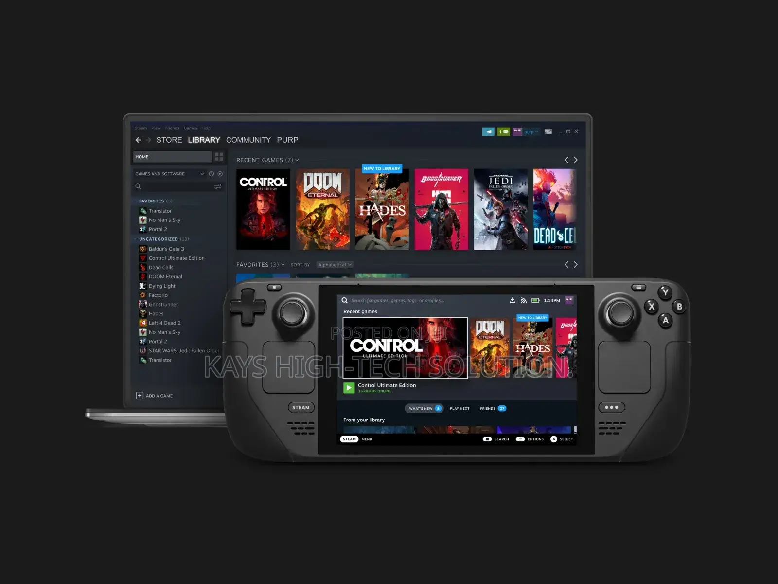 Steam Deck 256gb SSD + 128gb Sd Card Loaded With Games
