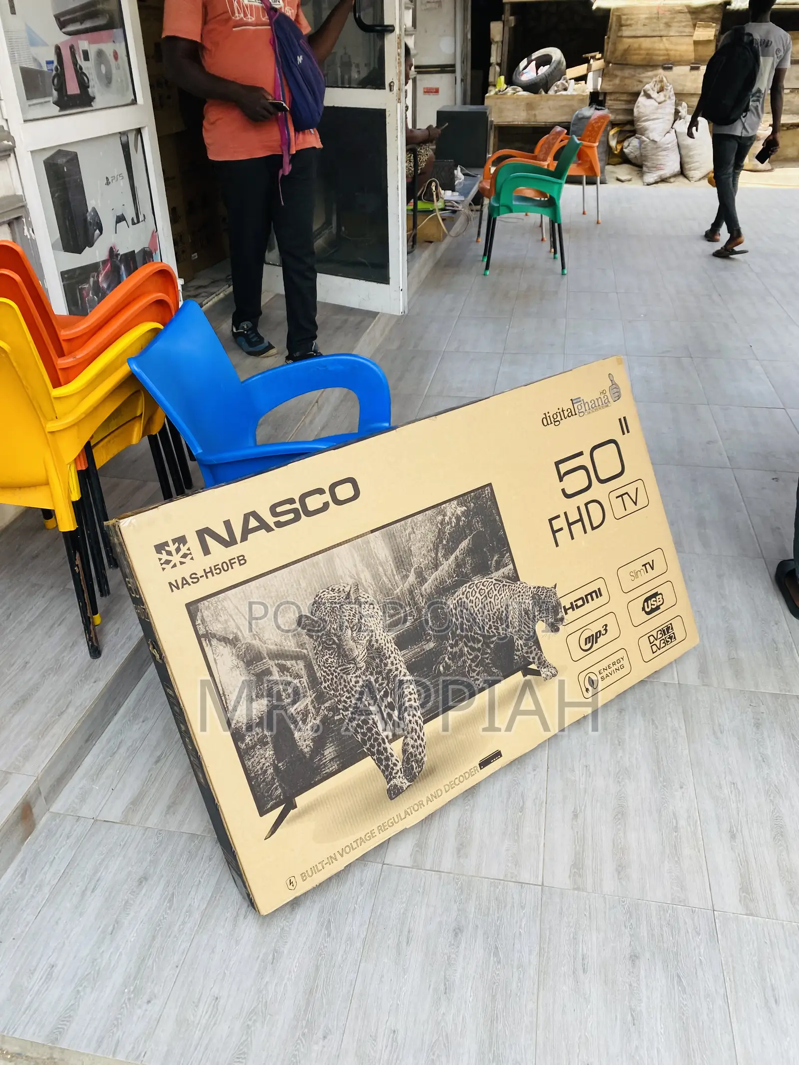 Unique Nasco 50 Inch FHD Satellite Electric Television.