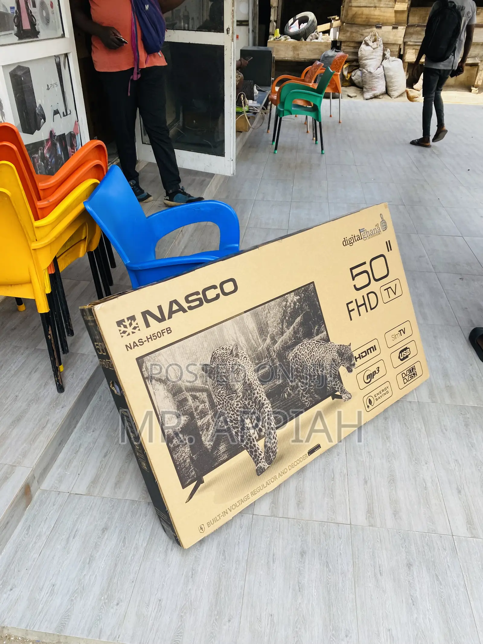 Unique Nasco 50 Inch FHD Satellite Electric Television.