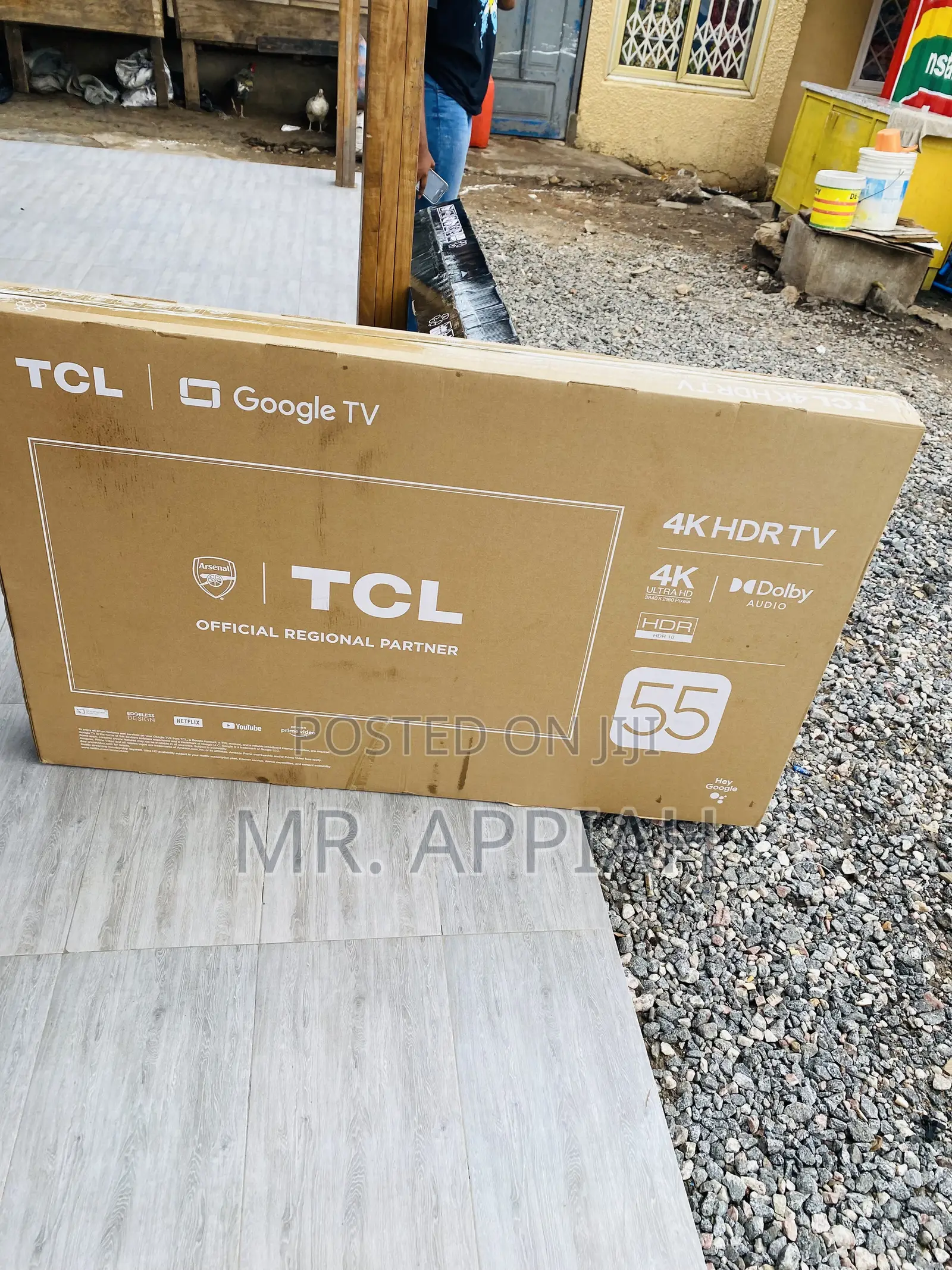 TCL 55p635 55 Inch Uhd Smart Android Electric Television