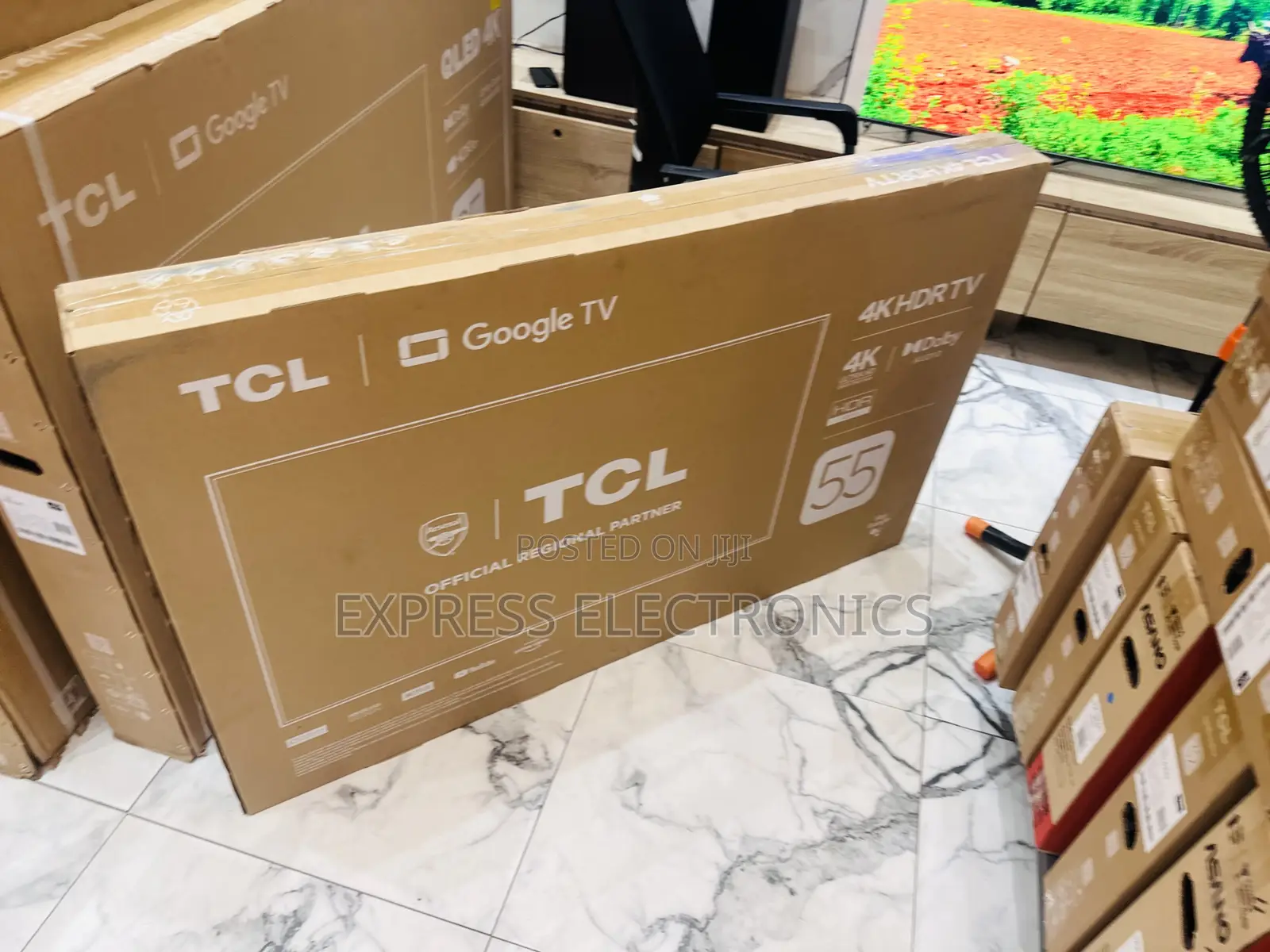 Slim Sleek Uhd Smart Screen TCL 55”P635