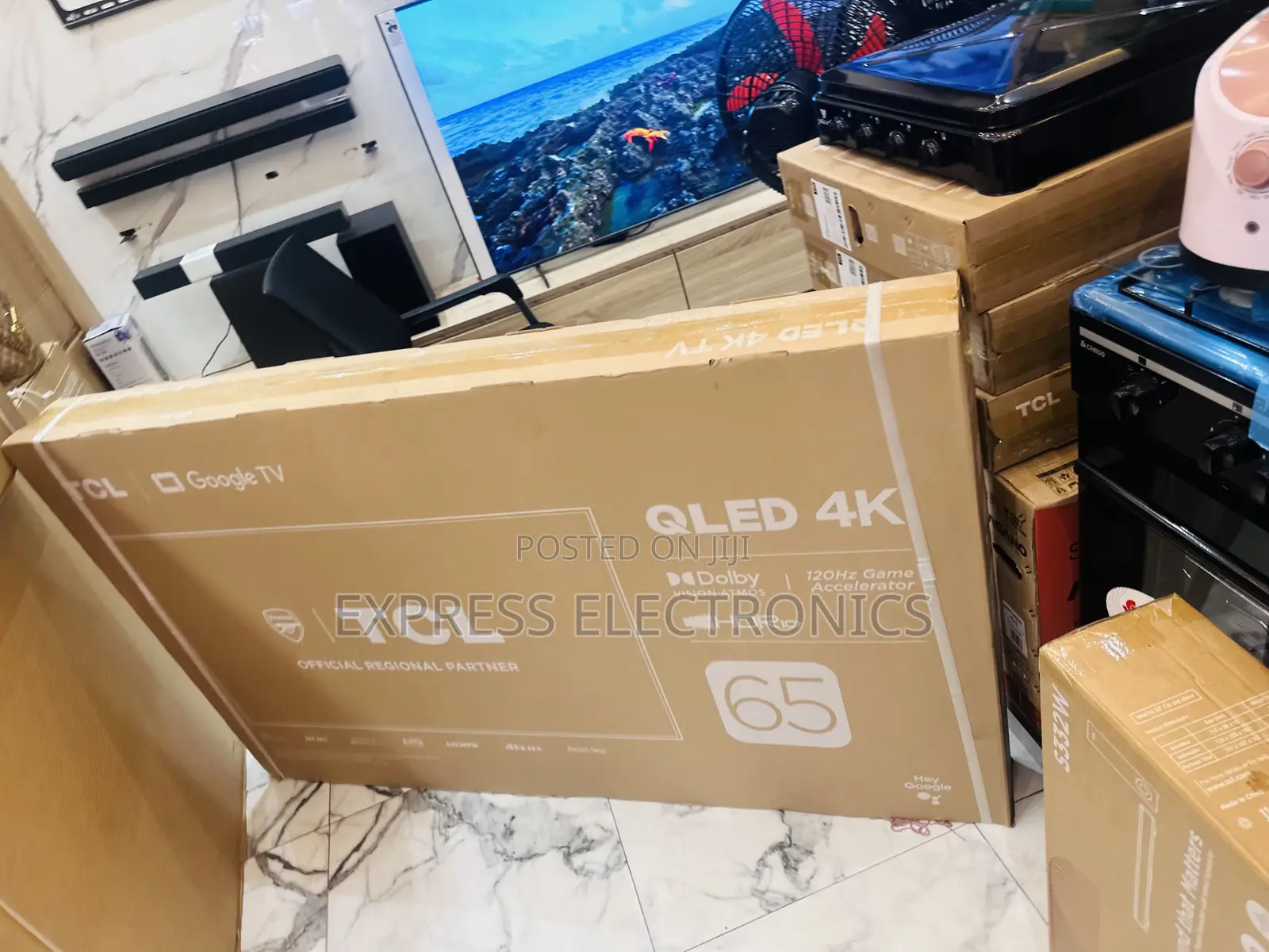 QLED Smart TCL 55”C645 Slim Television