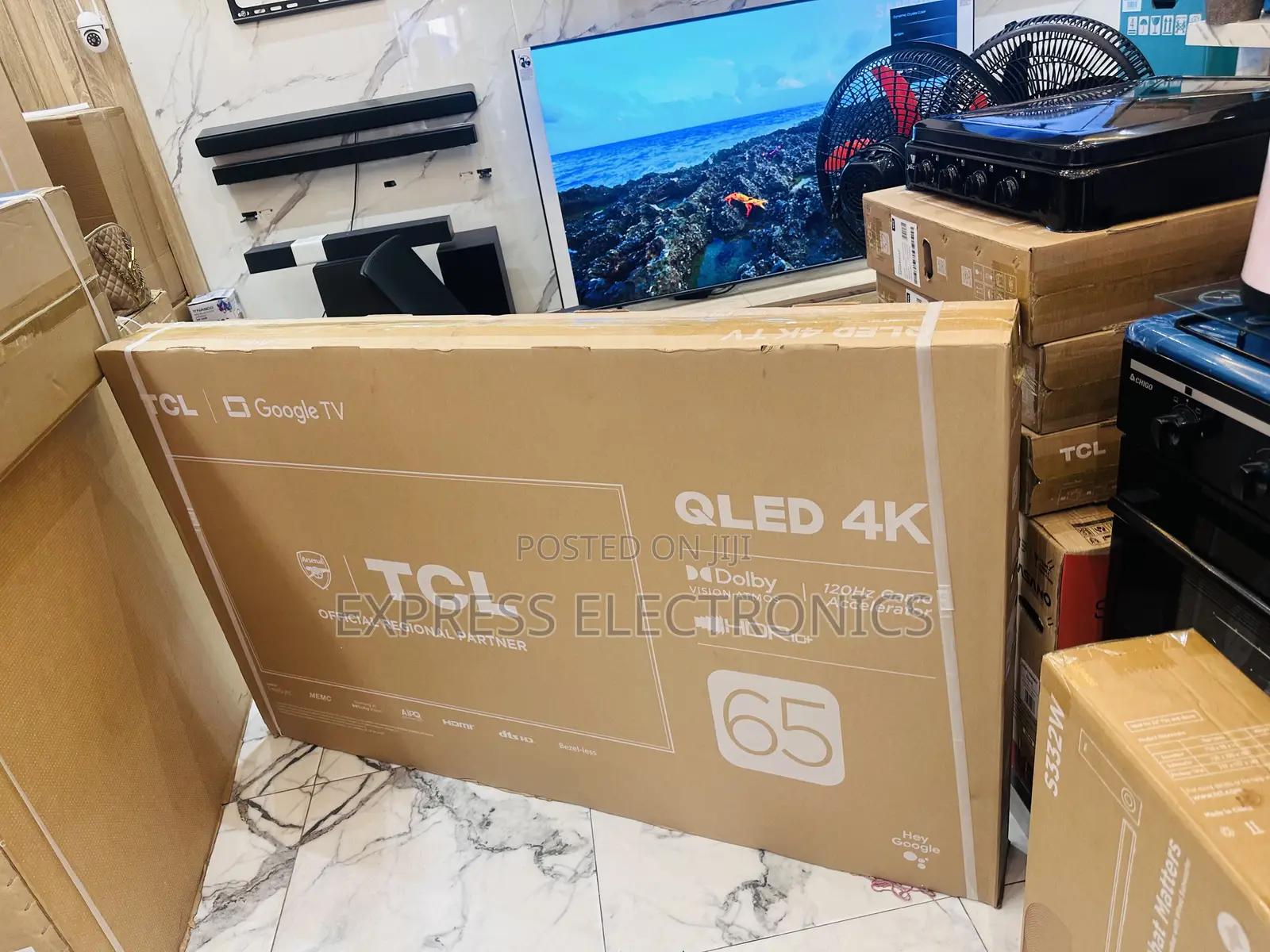 55C645 Slim QLED Smart Gloss Tv TCL