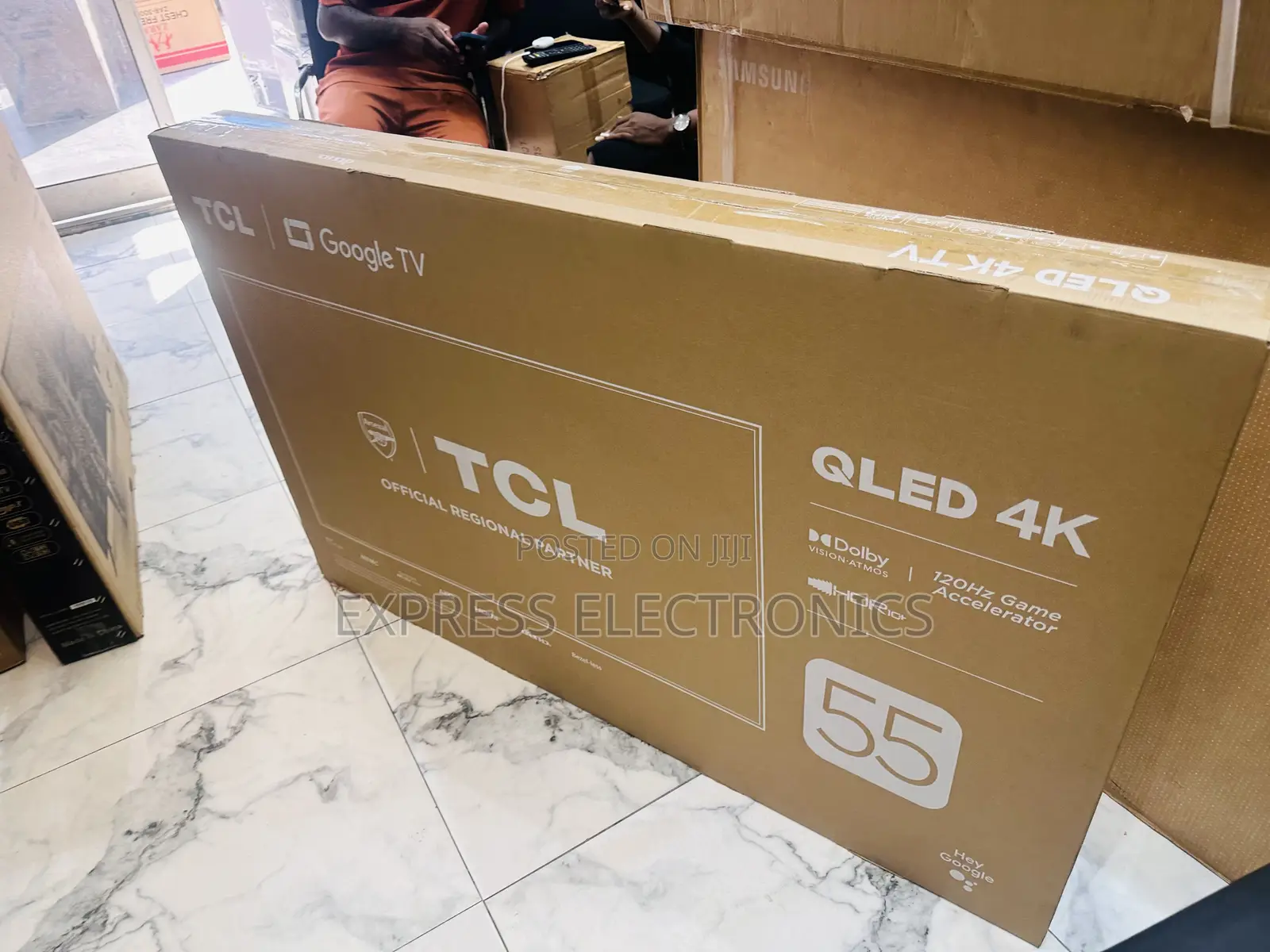 Unique Design Sleek New TCL 55”C635 Uhd Qled Smart