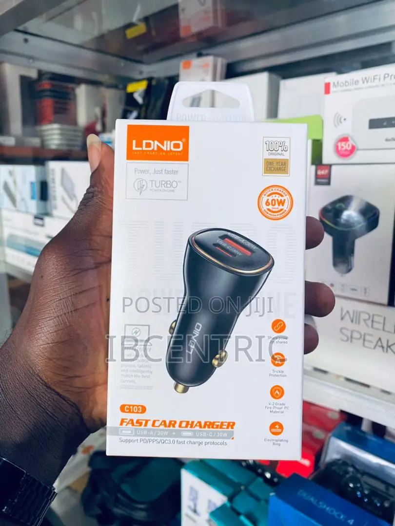 Ldnio 100W Dual Port Car Charger