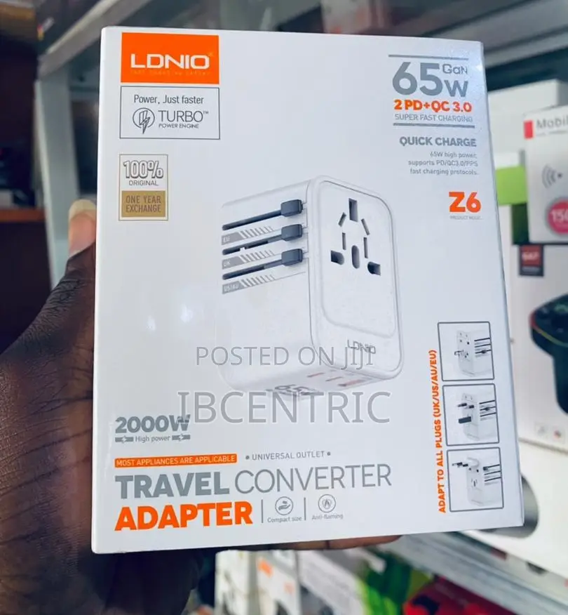 Ldnio 65W Travel Converter Adapter