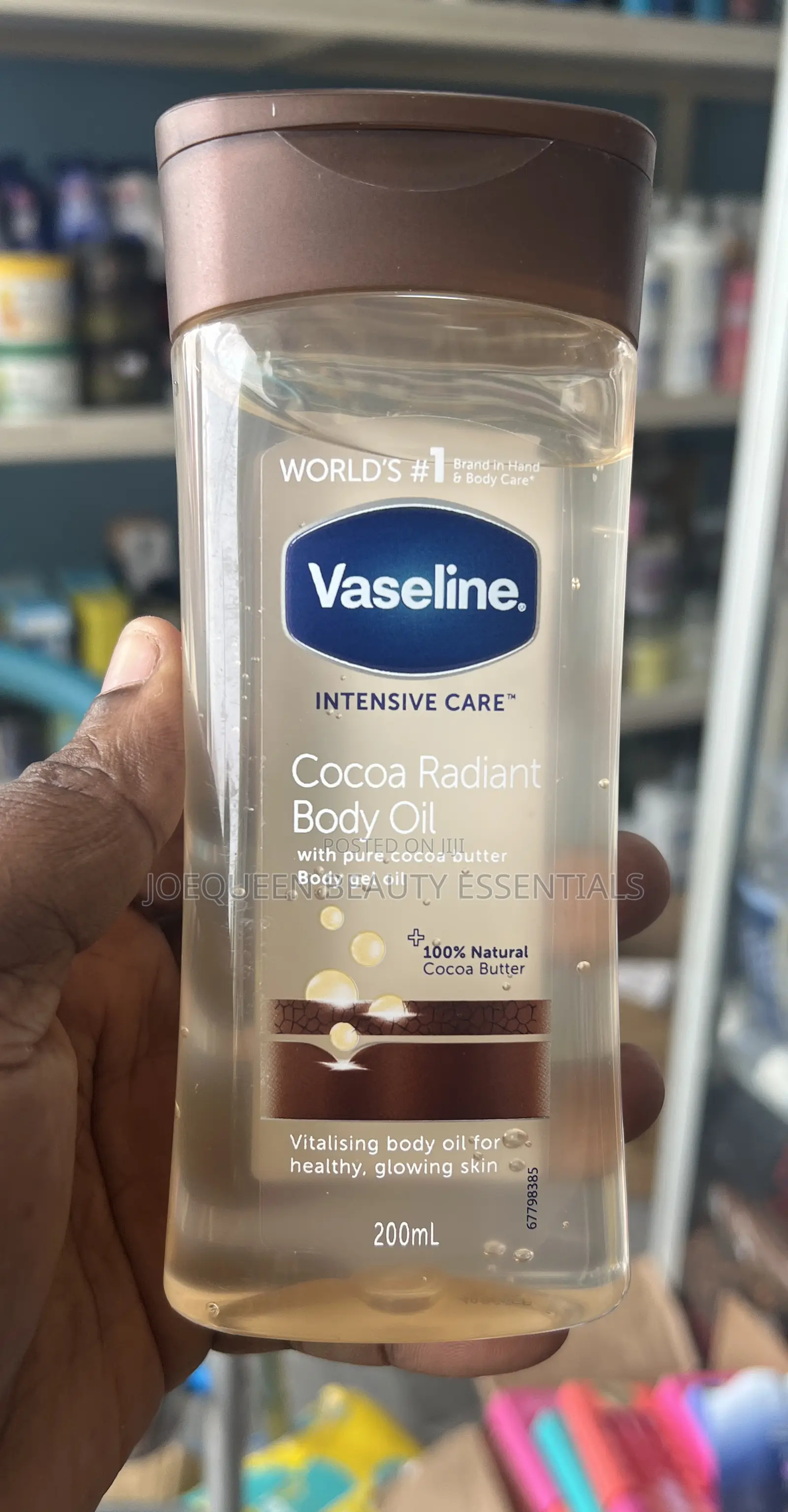 Vaseline Cocoa Radiant Body Oil