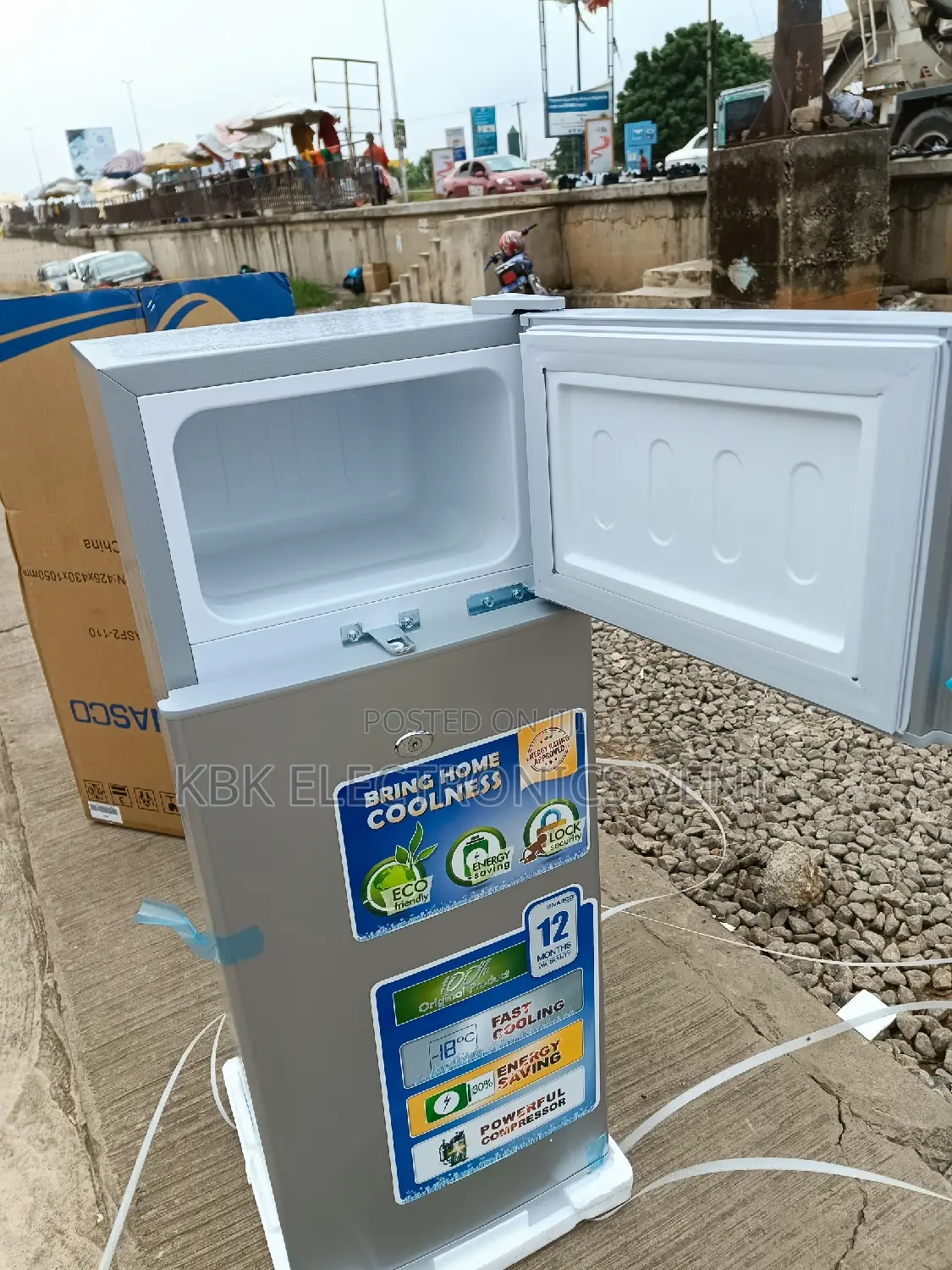 Nasco 86ltr Table Top Double Door Refrigerators