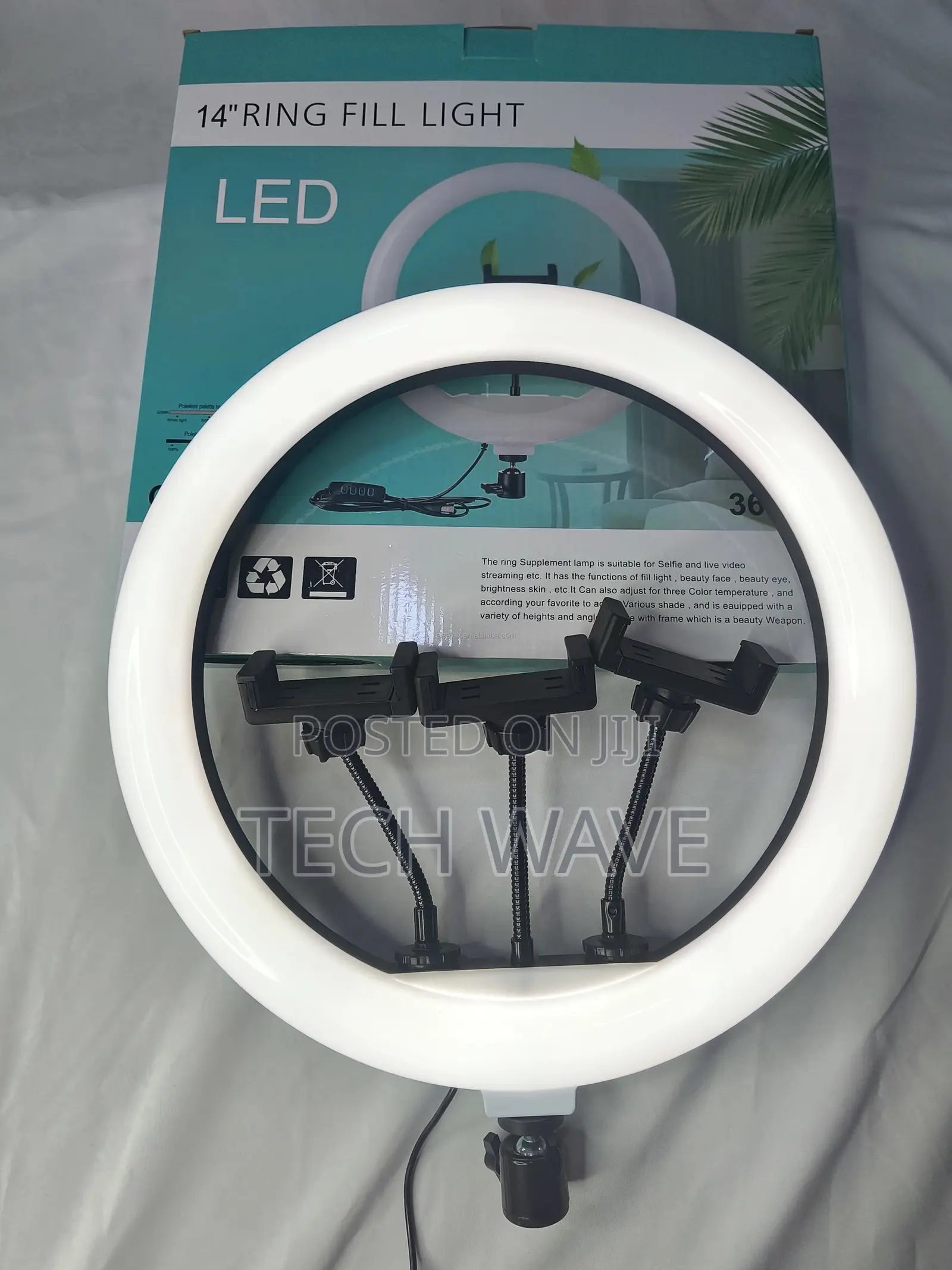14inches Ringlight (USB Powered) With Stand