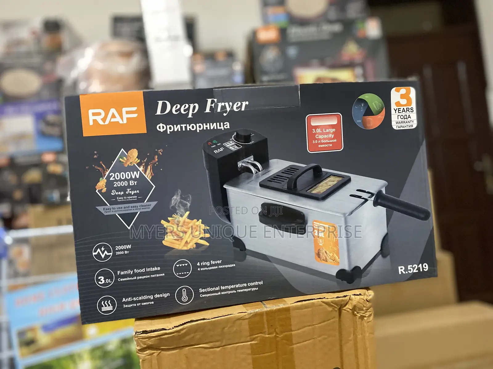 Durable 3L Deep Fryer