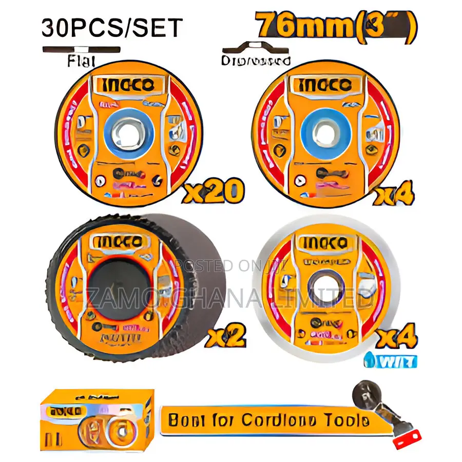 Cutting and Grinding Disc Set for Cagli76012 - McD07630