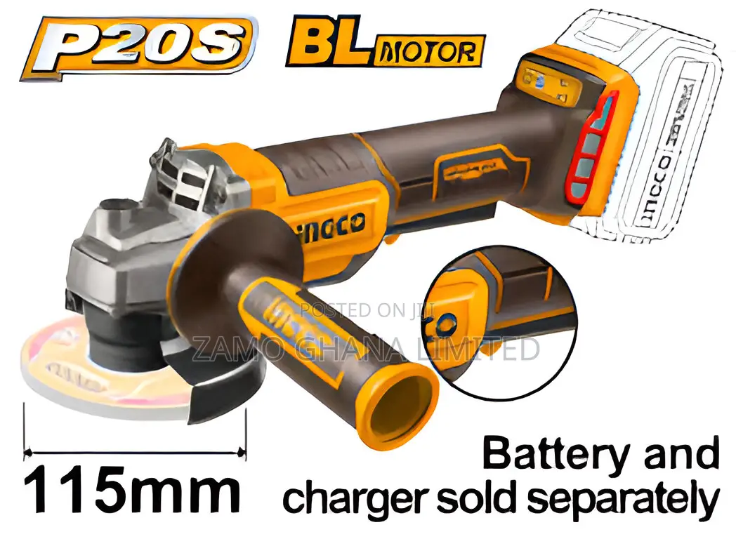 Lithium-Ion Angle Grinder 4.5" - Cagli211156