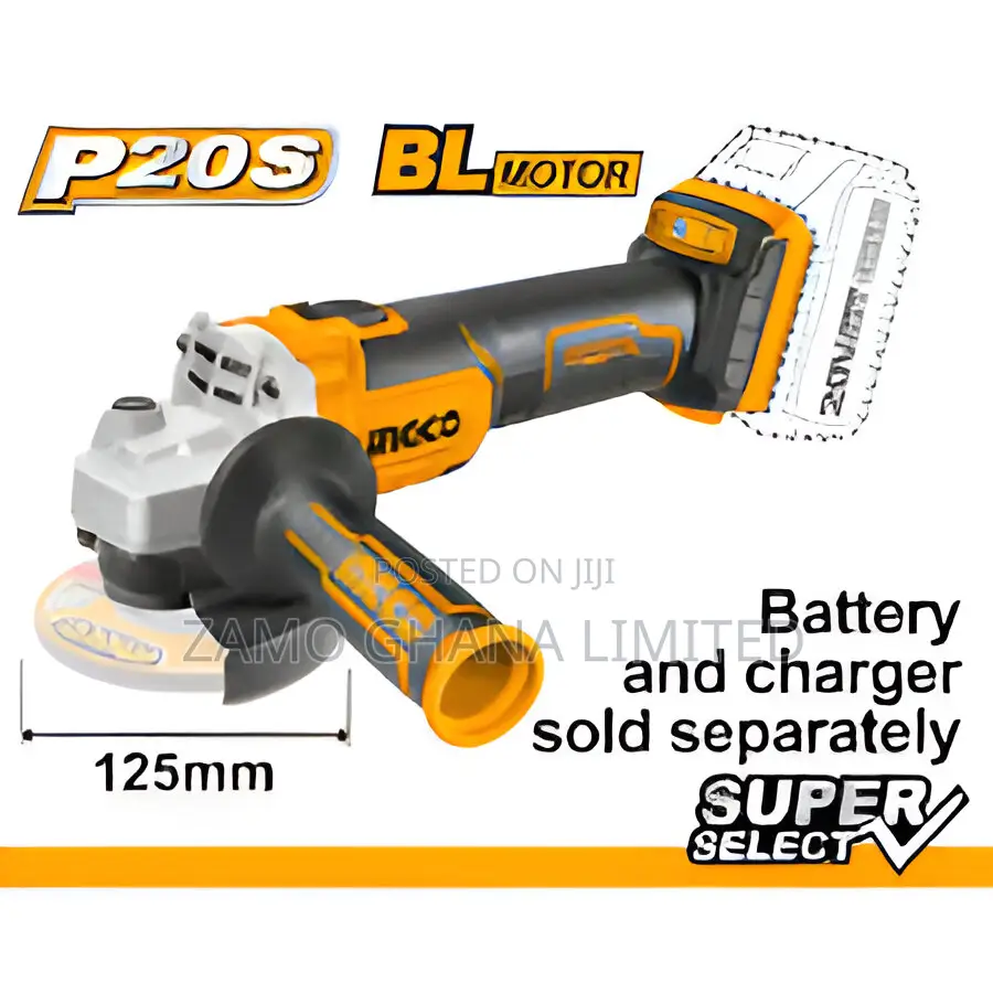 Cordless Angle Grinder 20v 5" - Cagli201258