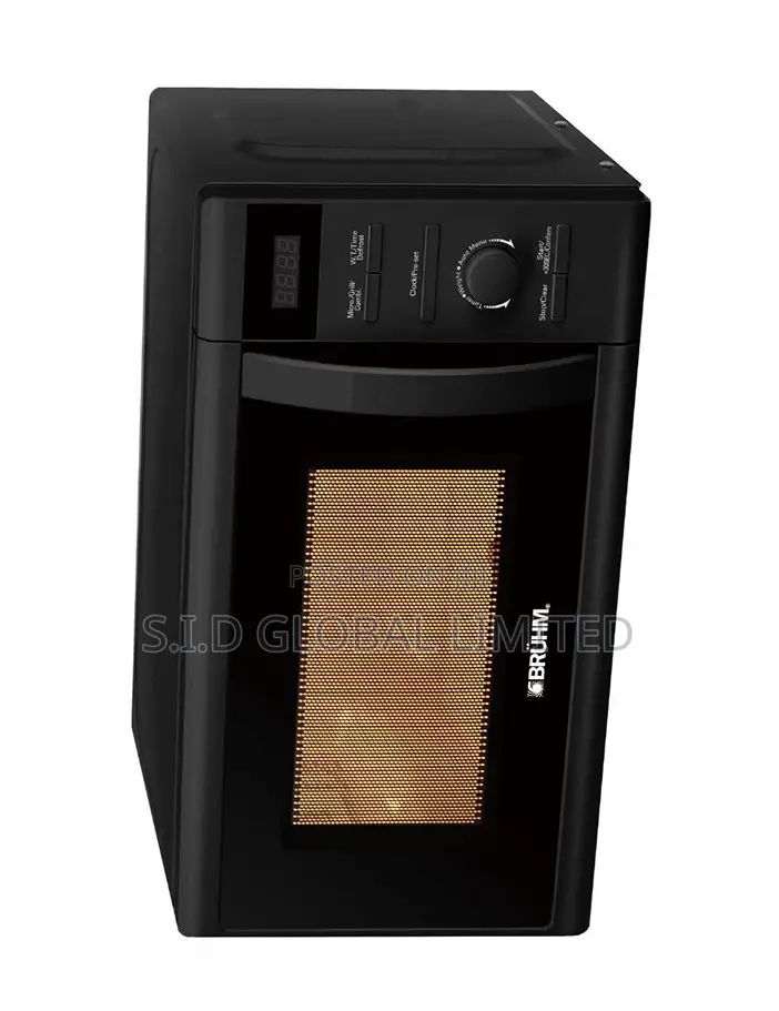 Genuine Bruhm Microwave Oven BMM-20mb-Black