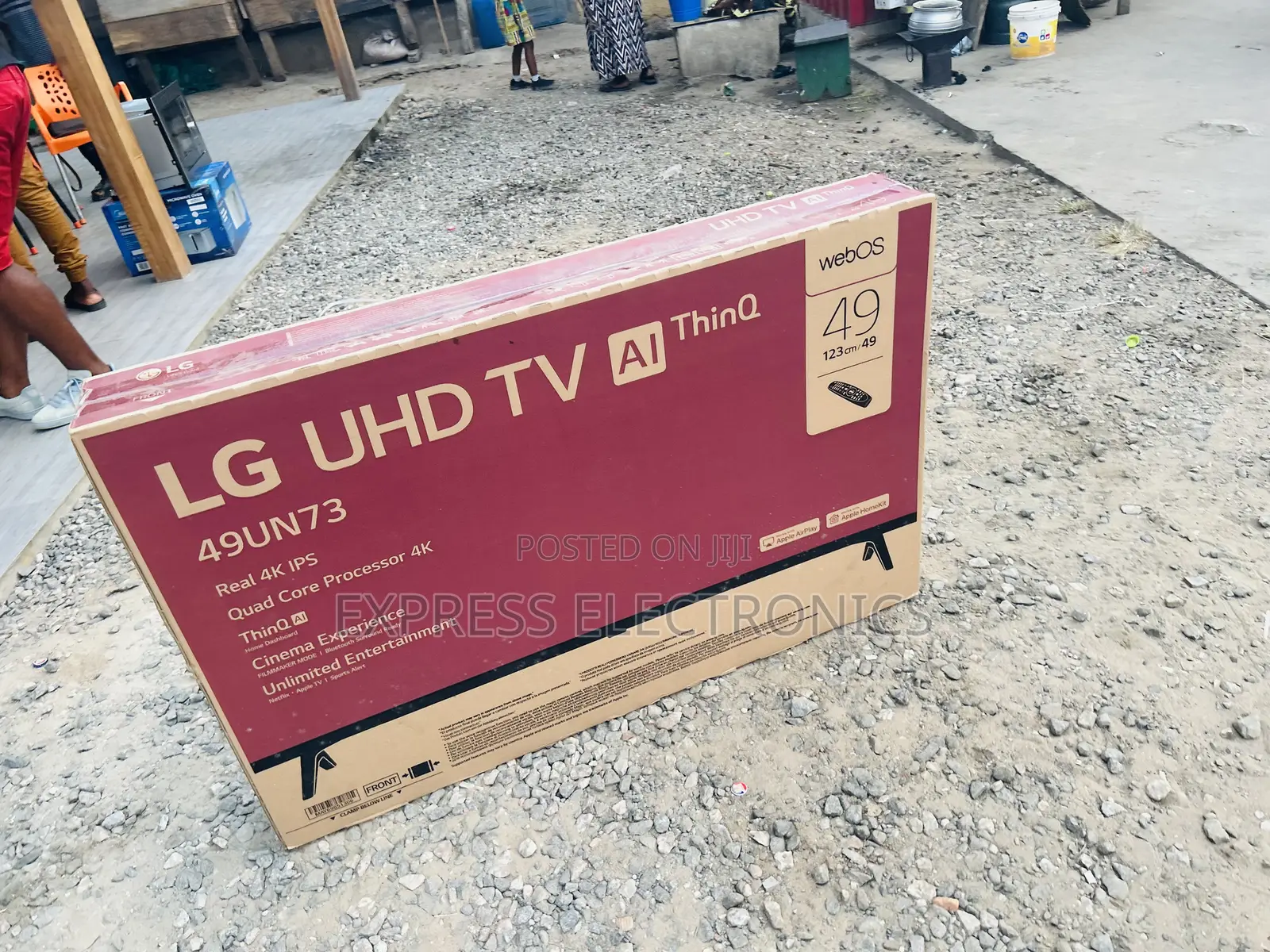 Slim Sleek Design Lg LG49UN7340 UHD Smart