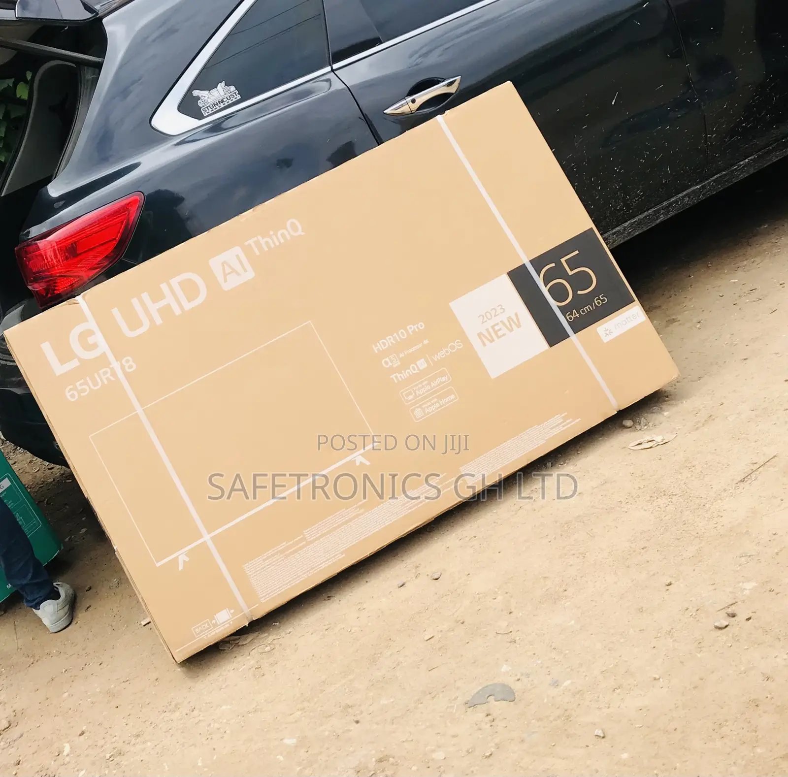 Lg 65 Inch Elegant (Black) Ur80 New Smart Tv