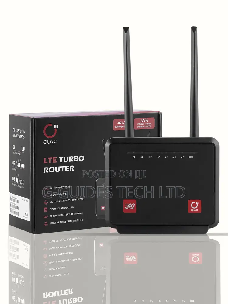 Olax 4g Wi-Fi Router Mc60 With Inbuilt Battery