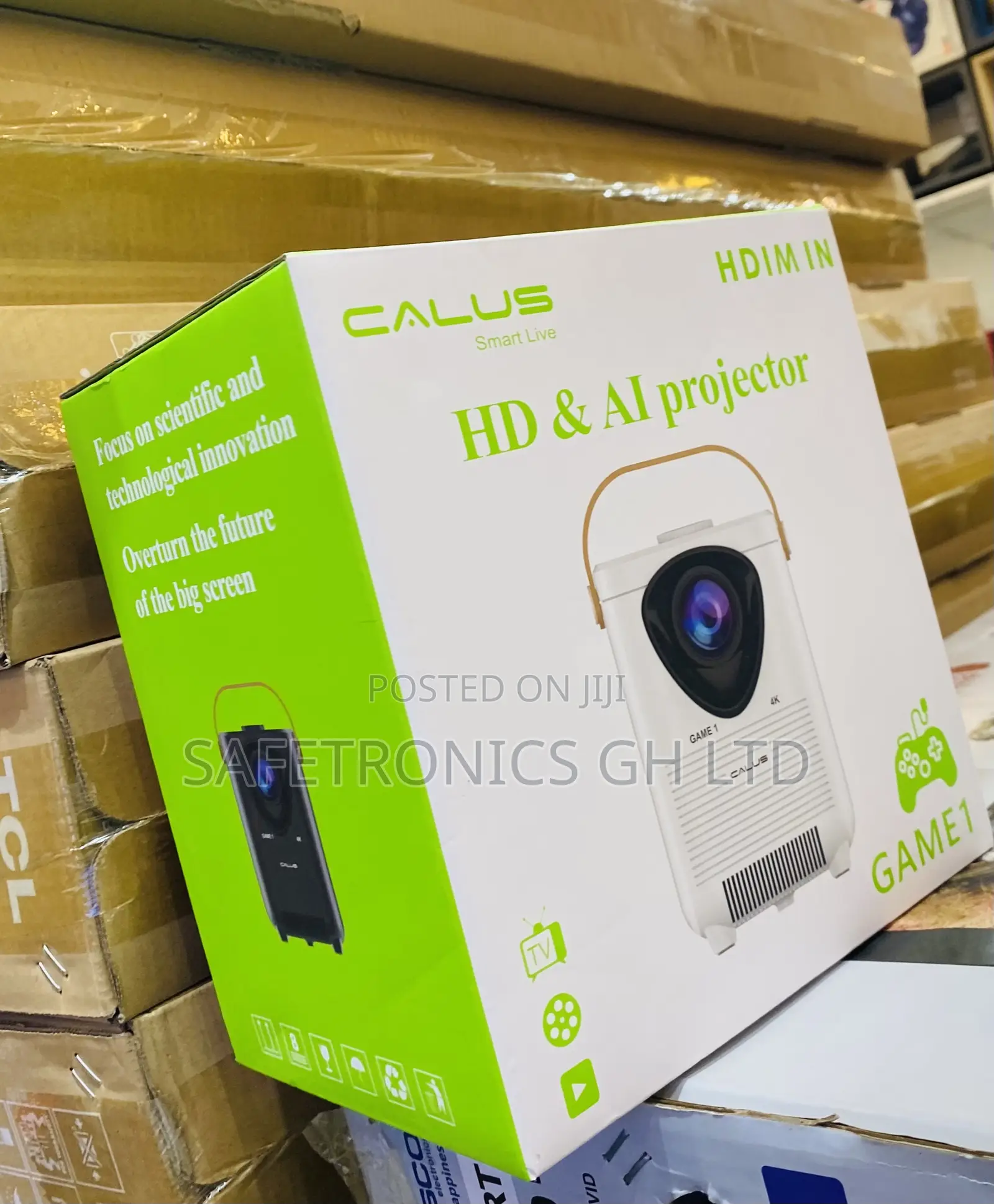 Original (Black) New Calus Hd AI Projector