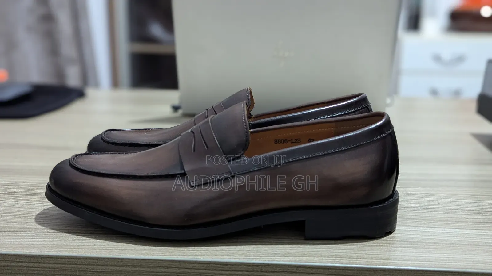 Manx Men's Leather Slip on Shoes
