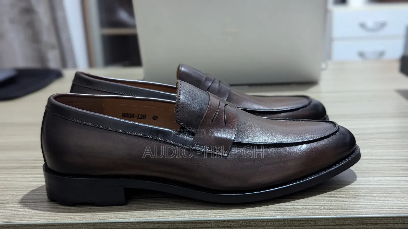 Manx Men's Leather Slip on Shoes