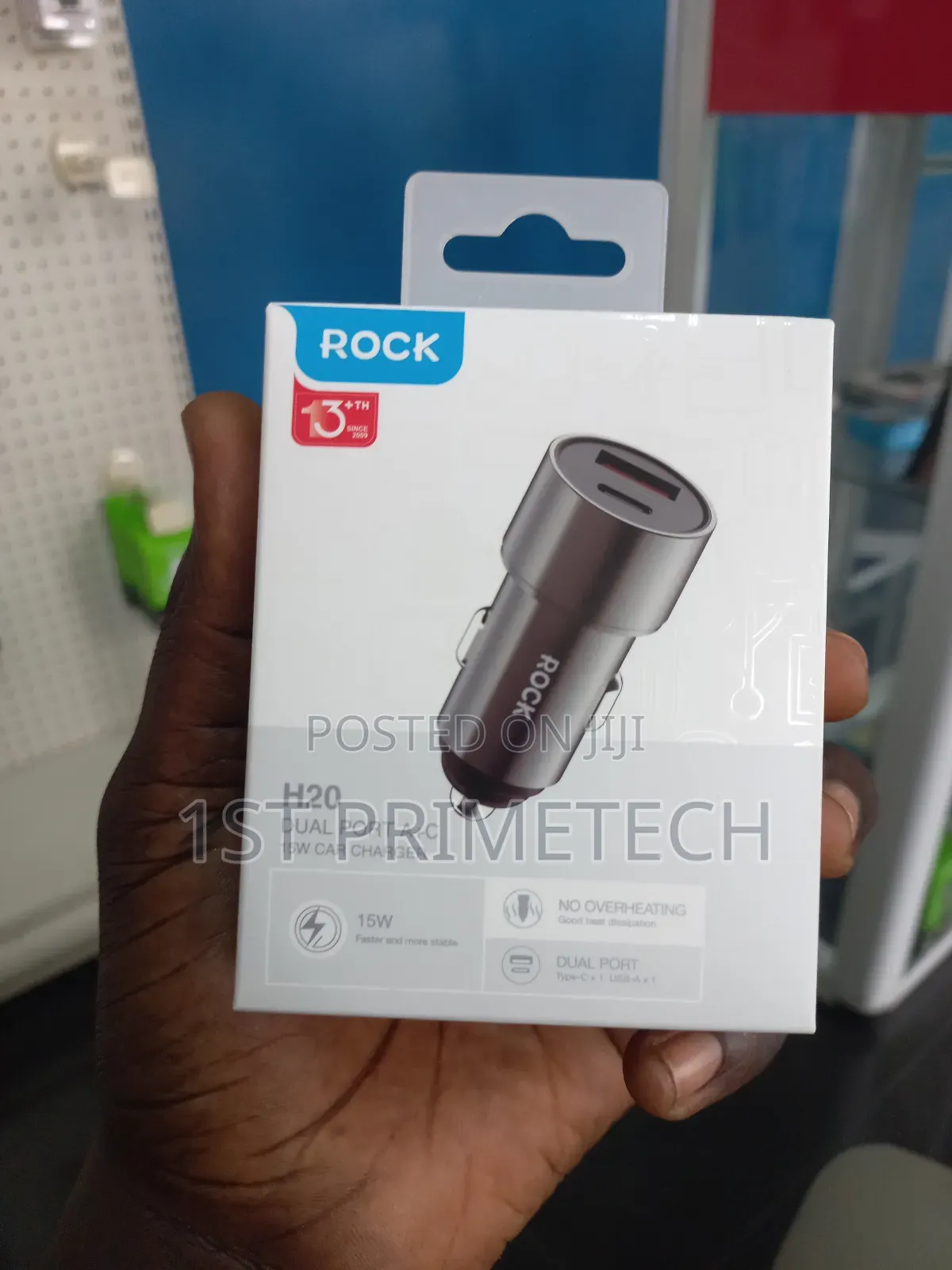 Rock 15w Fast Car Charger