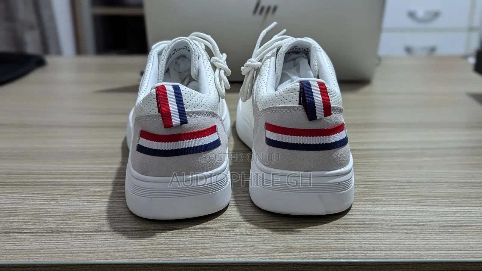 Premium Leather White Sneakers
