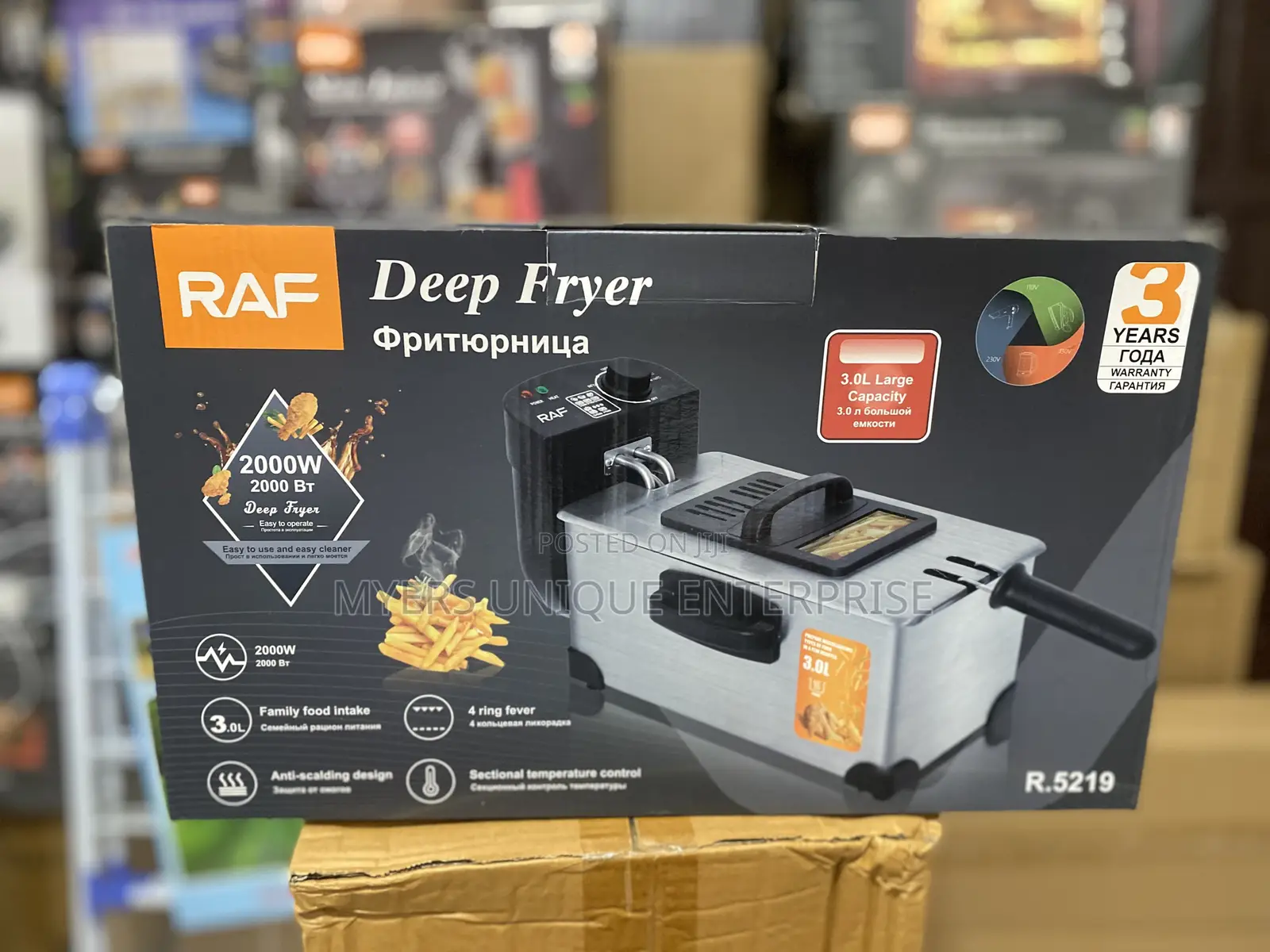 Authentic Raf 3L Deep Fryer