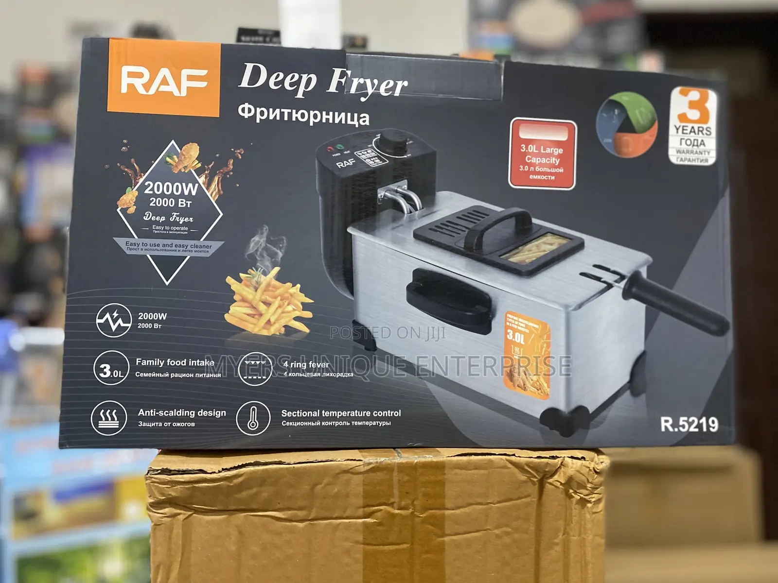 Easy to Clean 3L Deep Fryer