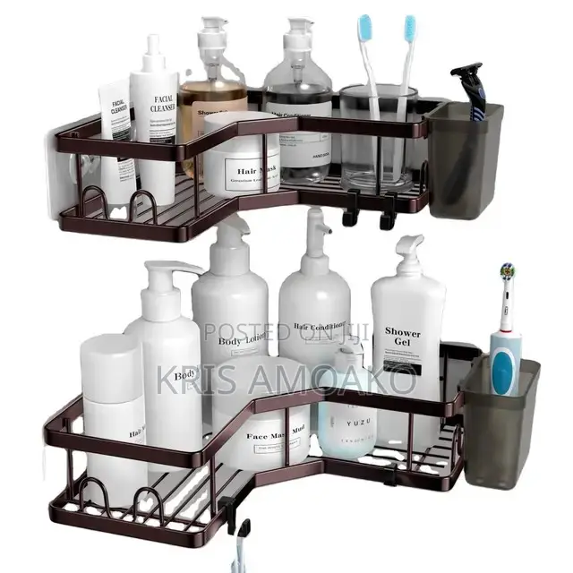 Corner Wall Mount/ Rack With Extra Accessories