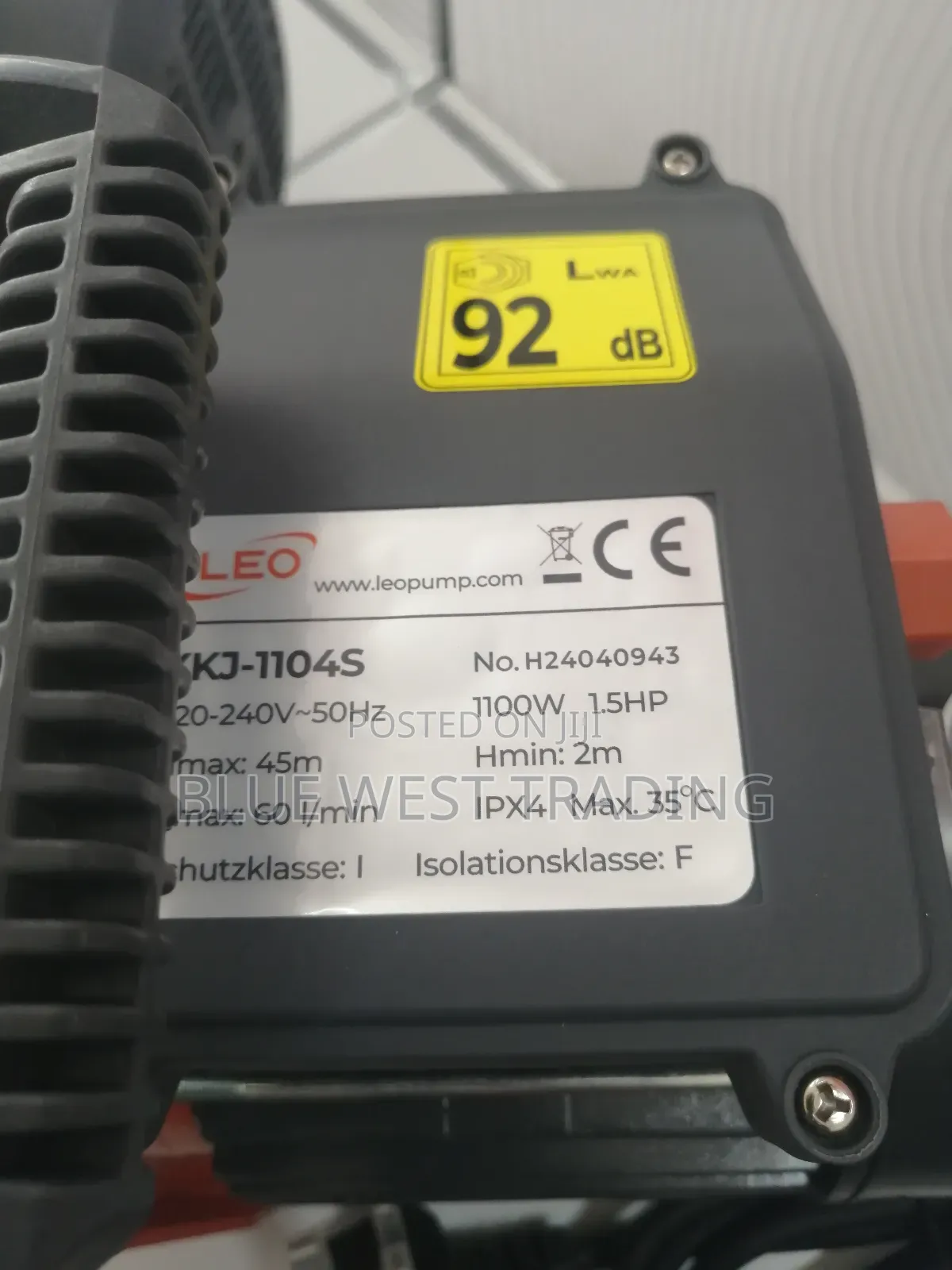 1.5hp Water Pump - LEO WATER PUMP