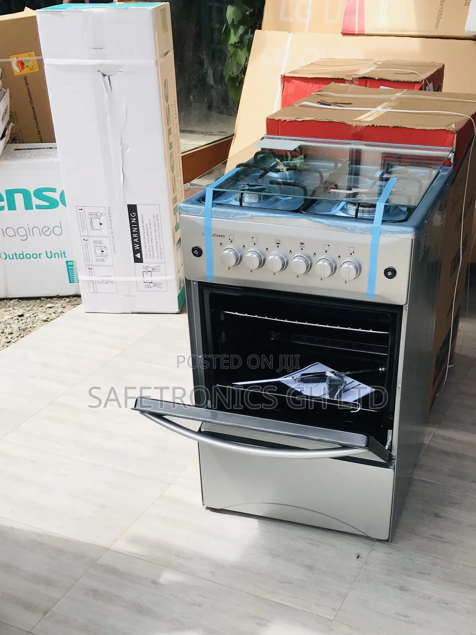 Lastest 50x50 Oven/Grill 4 Gas Volcano Ionx (Gray) 