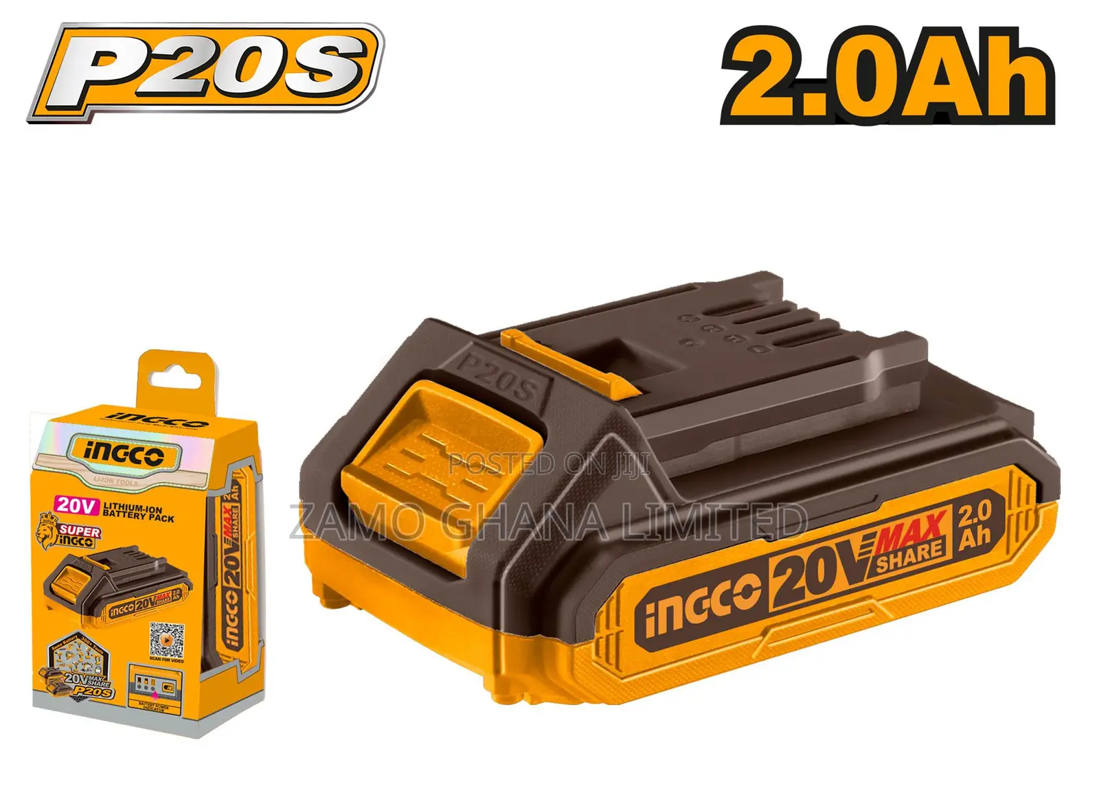 Lithium-Ion Battery Pack 20v 2ah - Fbli2001
